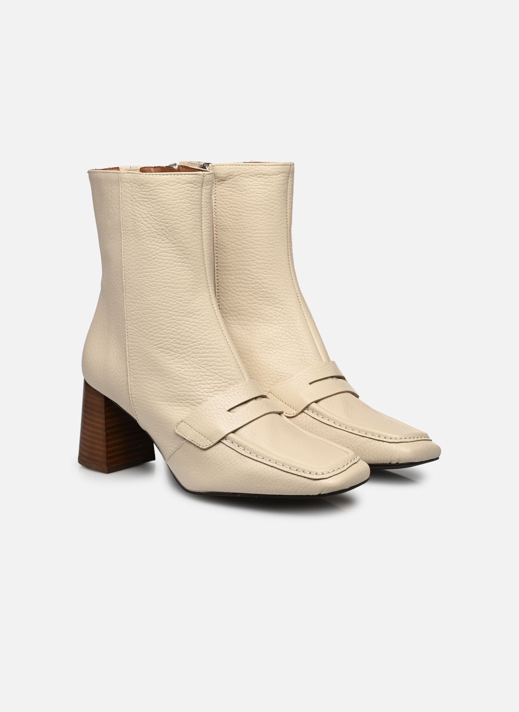 Bottines basses Ludivine H22 femme blanc Made By Sarenza Bottines basses Ludivine H22 femme blanc NUCLEO NACRE