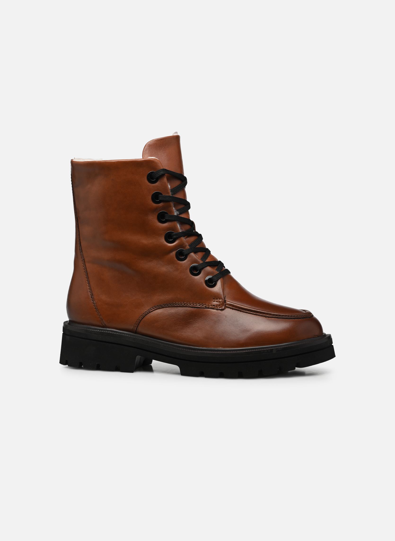 Geschnürte Stiefeletten 26218-29 damen braun Caprice Geschnürte Stiefeletten 26218-29 damen braun COGNAC NAPPA