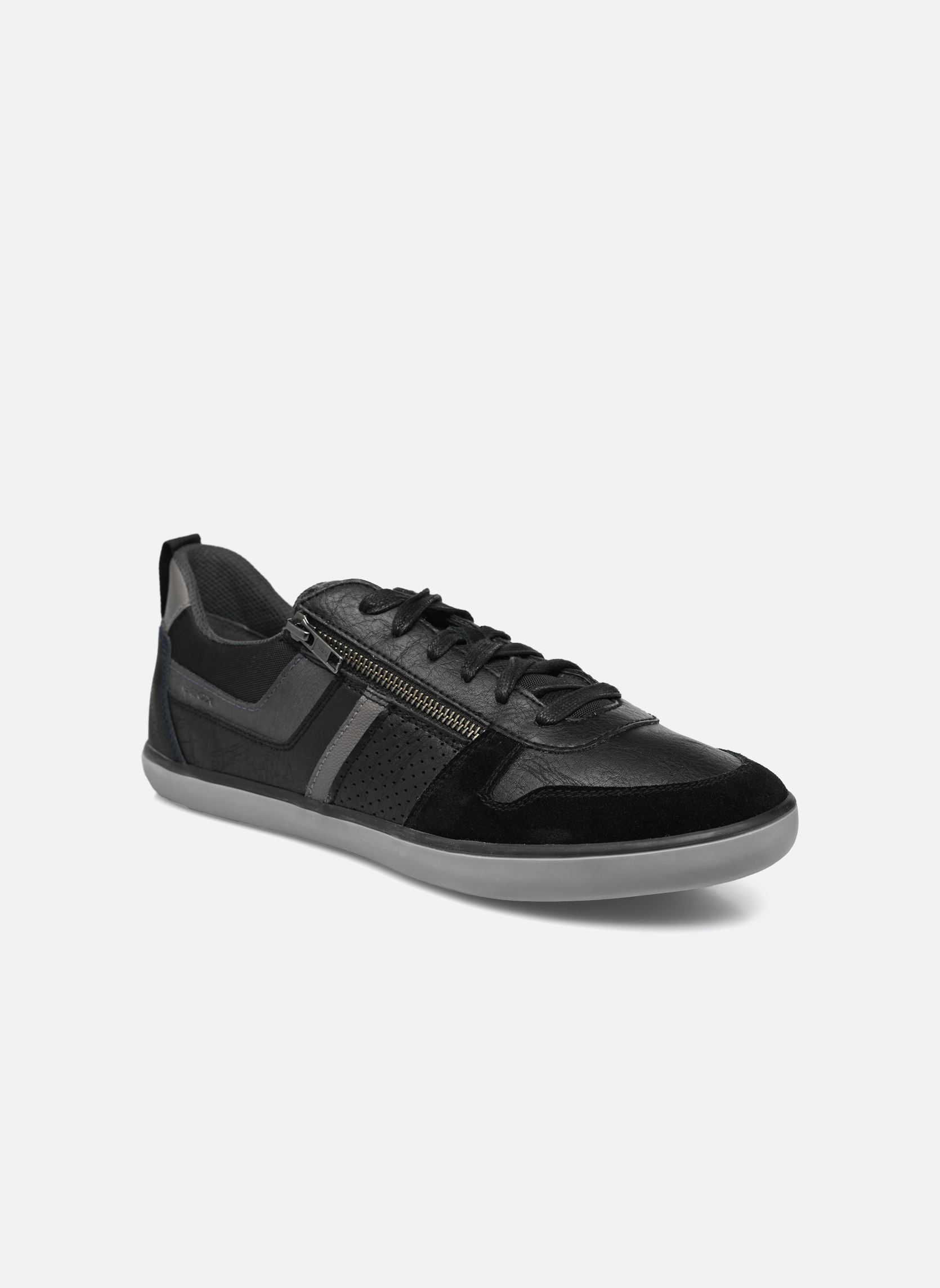 Baskets basses U ELVER U25BCB homme noir Geox Baskets basses U ELVER U25BCB homme noir NOIR