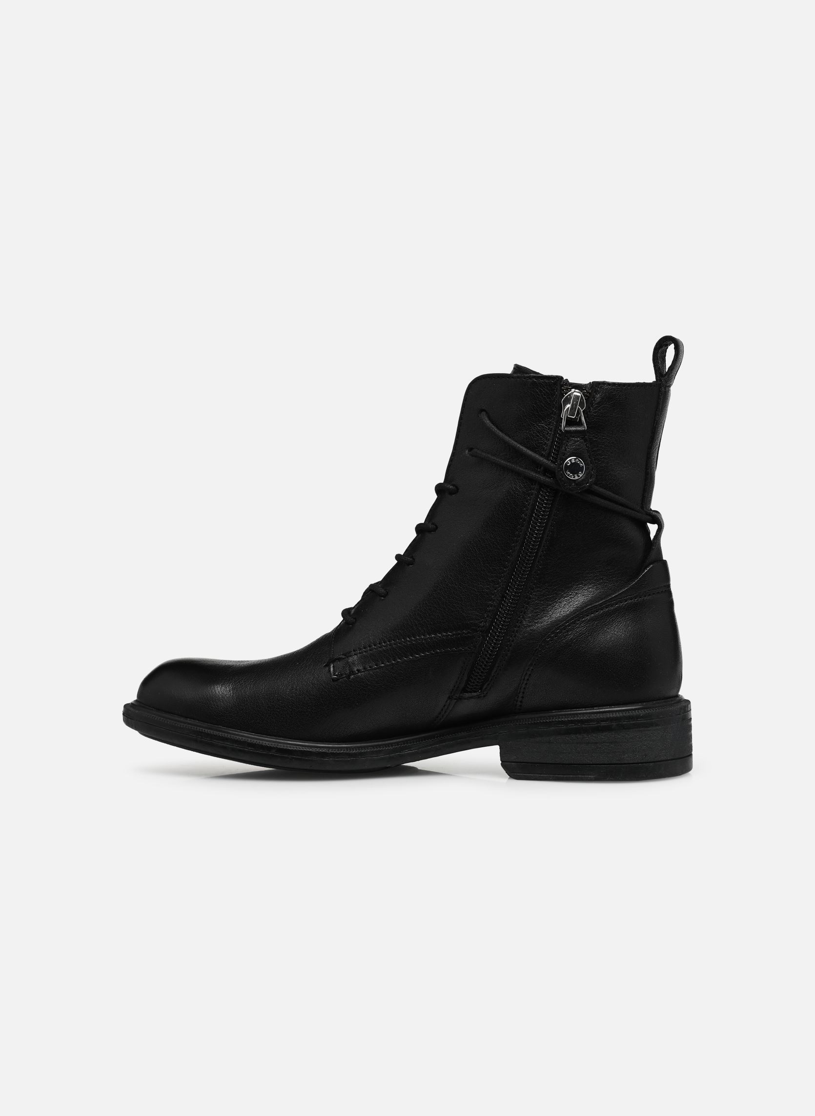 Stivaletti con lacci D CATRIA D16LQA donna nero Geox Stivaletti con lacci D CATRIA D16LQA donna nero Noir