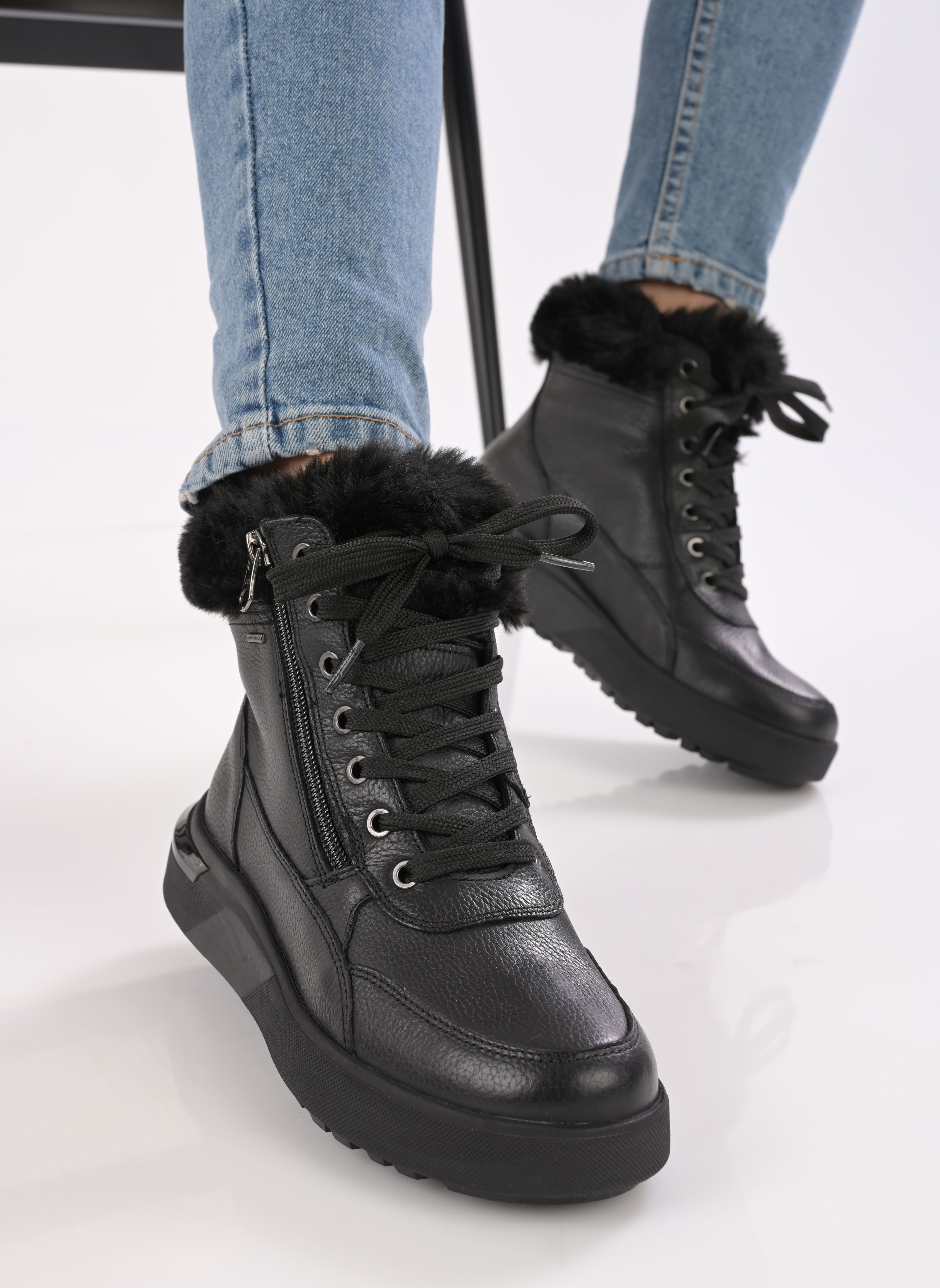 Baskets montantes D DALYLA B ABX D26QSA femme noir Geox Baskets montantes D DALYLA B ABX D26QSA femme noir Noir