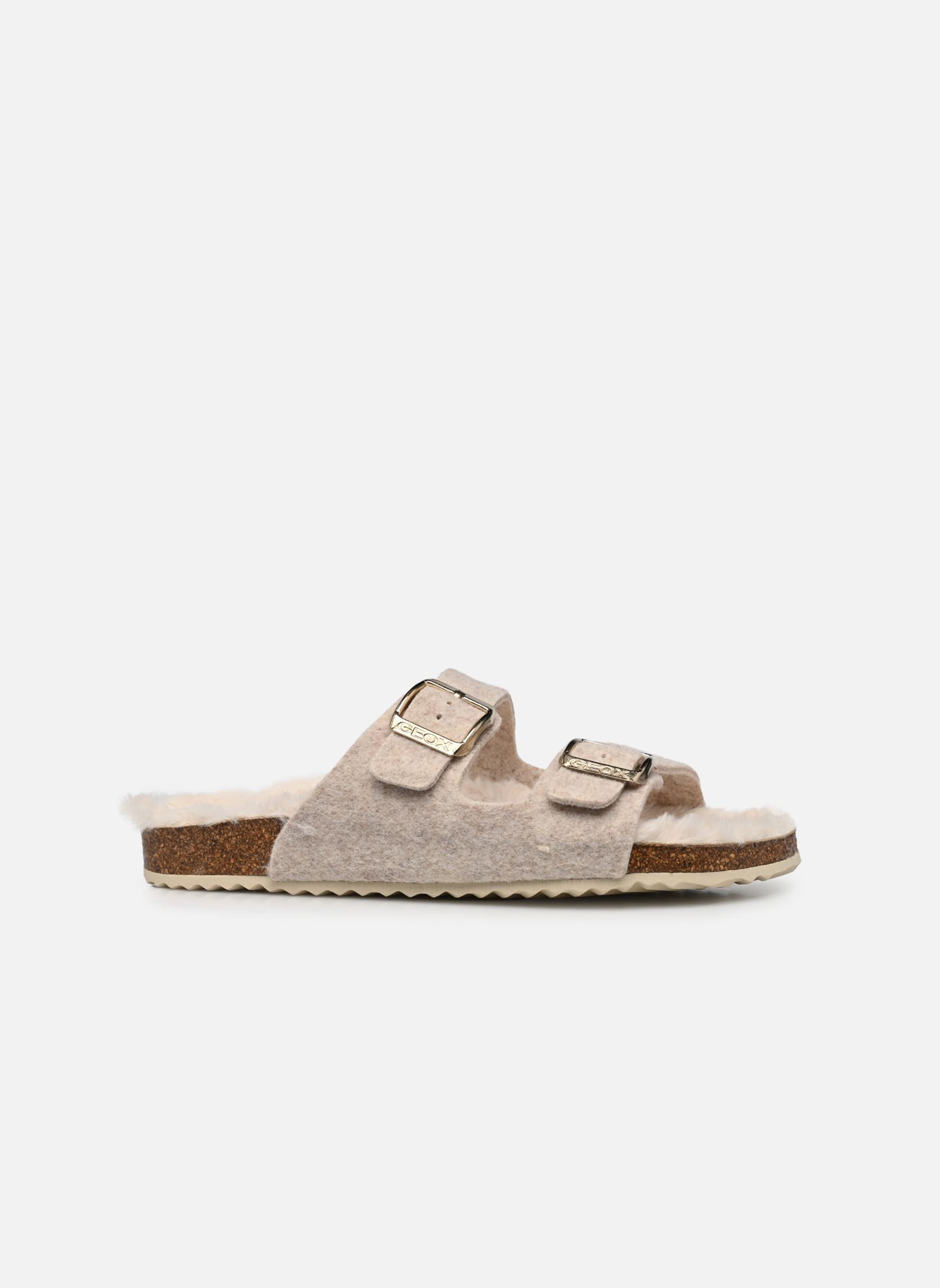 Hausschuhe D BRIONIA D16LSB damen weiß Geox Hausschuhe D BRIONIA D16LSB damen weiß Blanc cassé