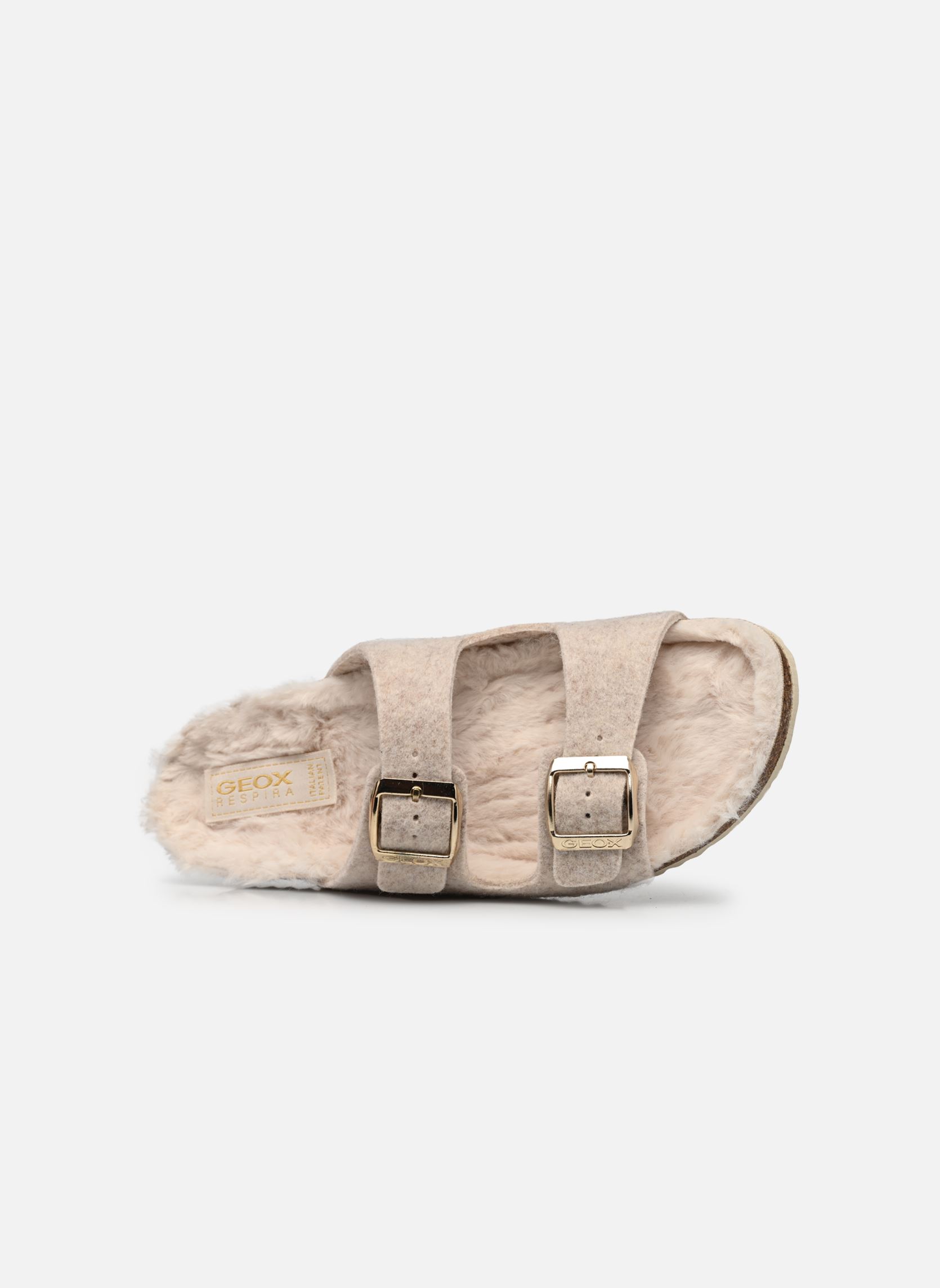Hausschuhe D BRIONIA D16LSB damen weiß Geox Hausschuhe D BRIONIA D16LSB damen weiß Blanc cassé