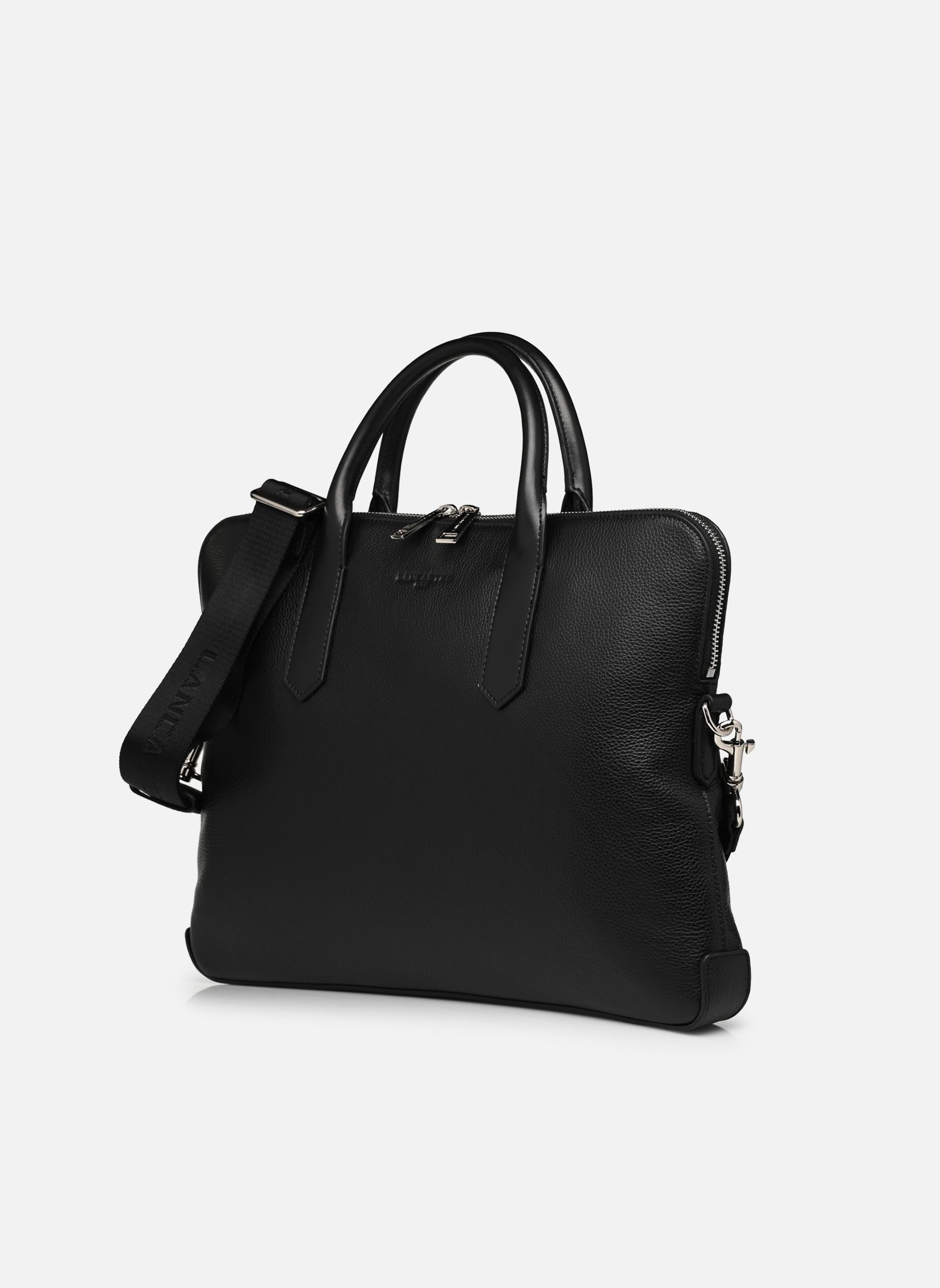 computertas Porte Documents Zippé Milano Homme heren zwart Lancaster computertas Porte Documents Zippé Milano Homme heren zwart NOIR
