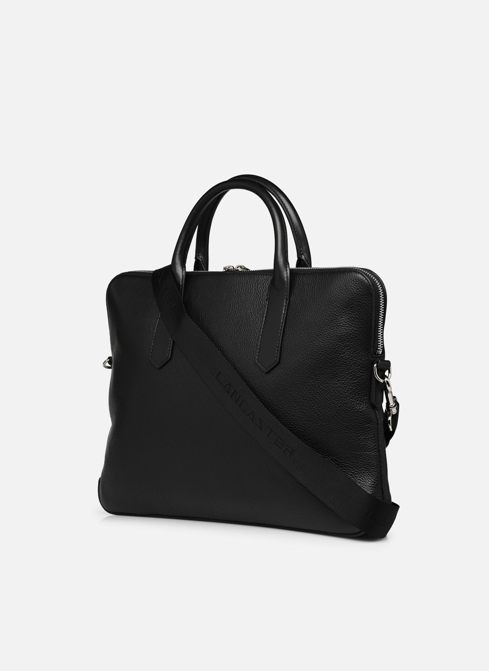 computertas Porte Documents Zippé Milano Homme heren zwart Lancaster computertas Porte Documents Zippé Milano Homme heren zwart NOIR