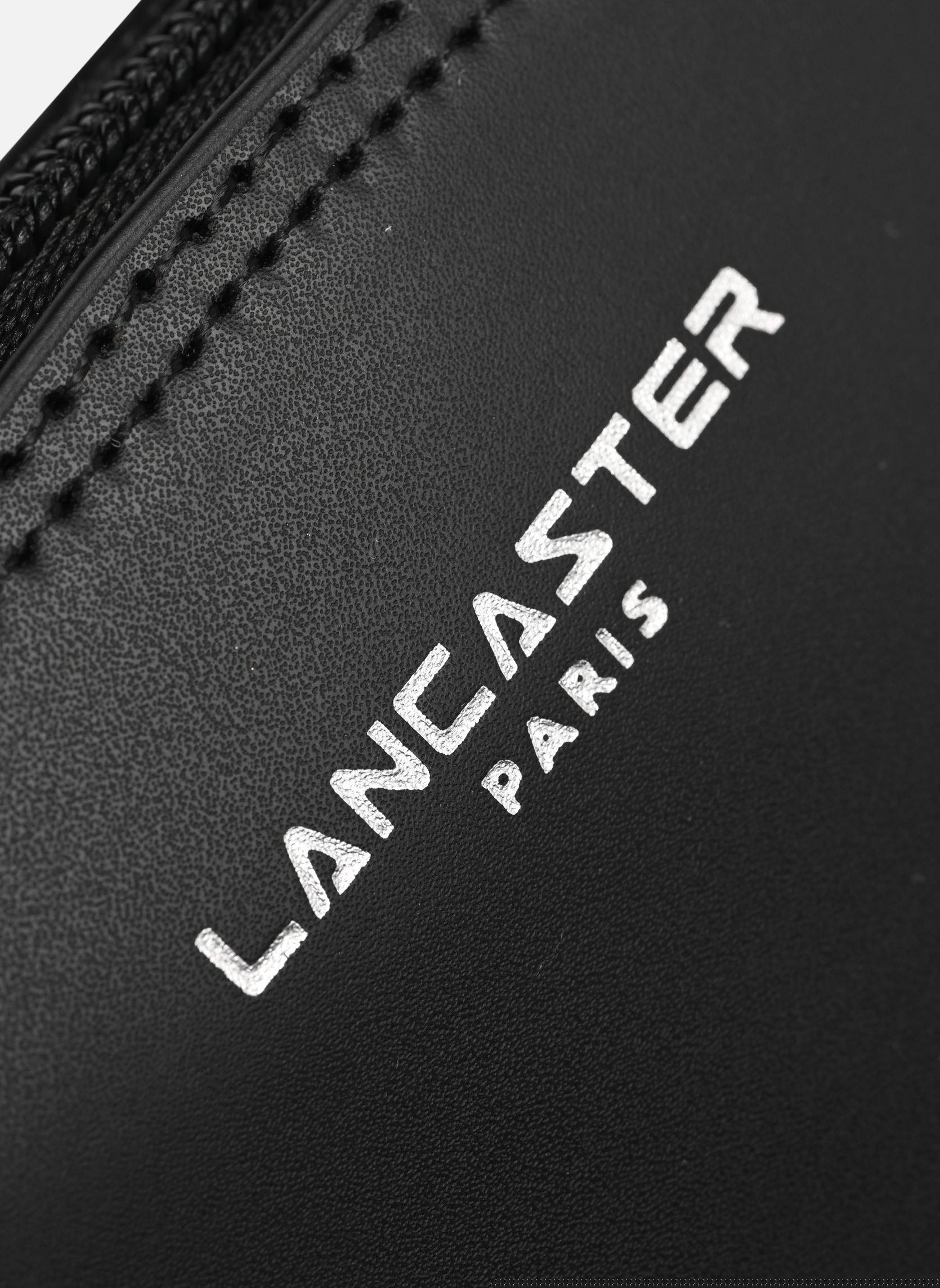 Monedero Porte Monnaie Zippée Smooth mujer negro Lancaster Monedero Porte Monnaie Zippée Smooth mujer negro NOIR
