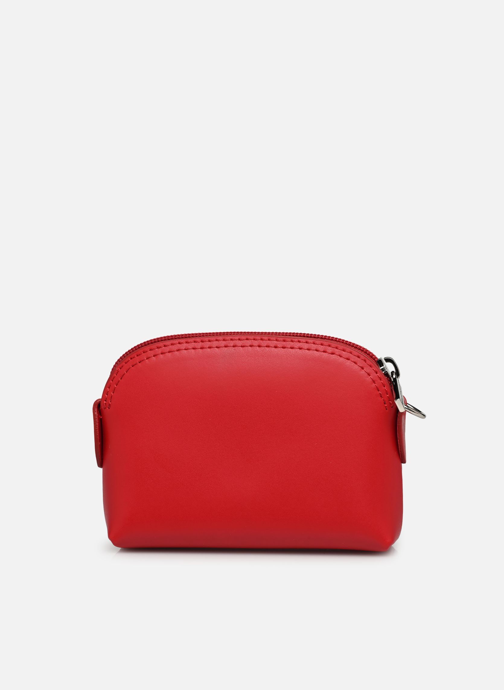 Portemonnees met rits Porte Monnaie Zippée Smooth dames rood Lancaster Portemonnees met rits Porte Monnaie Zippée Smooth dames rood Rouge