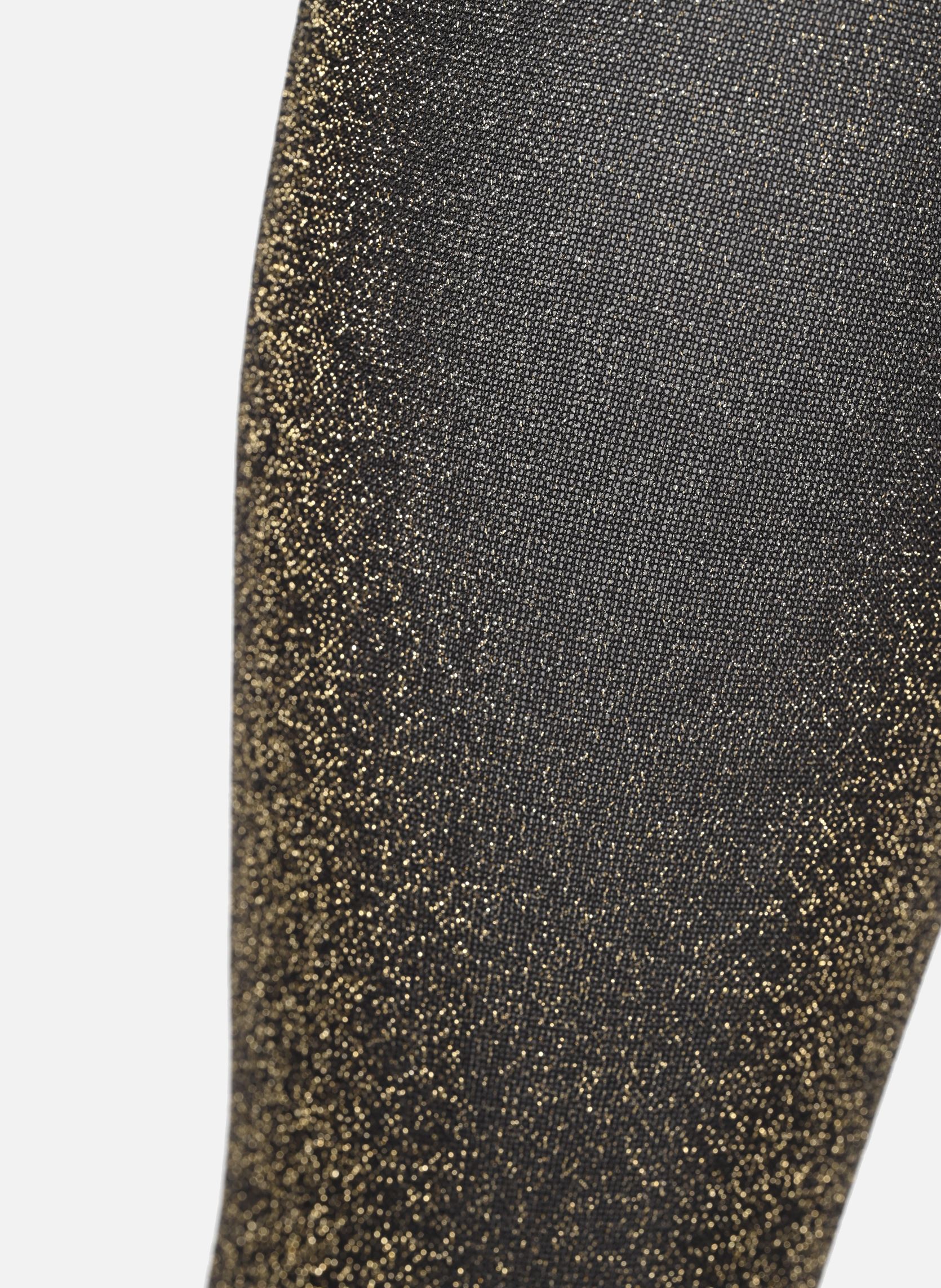 Gemusterte Strumpfhosen Collant Veloute Paillettes 30D damen gold und bronze BLEUFORÊT Gemusterte Strumpfhosen Collant Veloute Paillettes 30D damen gold und bronze NOIR DORÉ