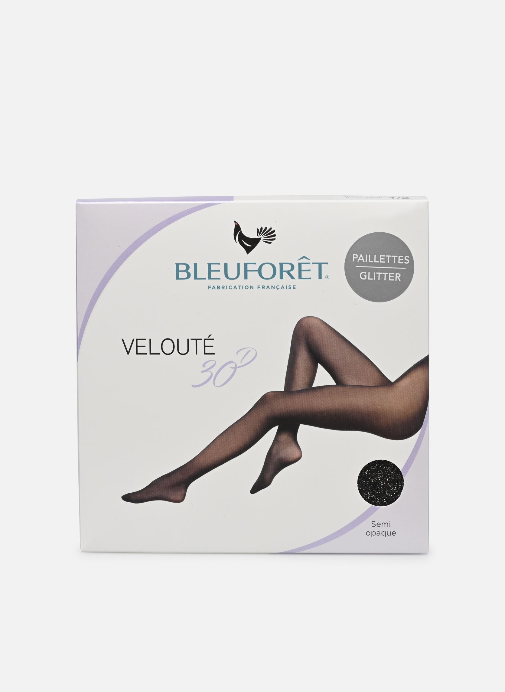 Gemusterte Strumpfhosen Collant Veloute Paillettes 30D damen gold und bronze BLEUFORÊT Gemusterte Strumpfhosen Collant Veloute Paillettes 30D damen gold und bronze NOIR DORÉ