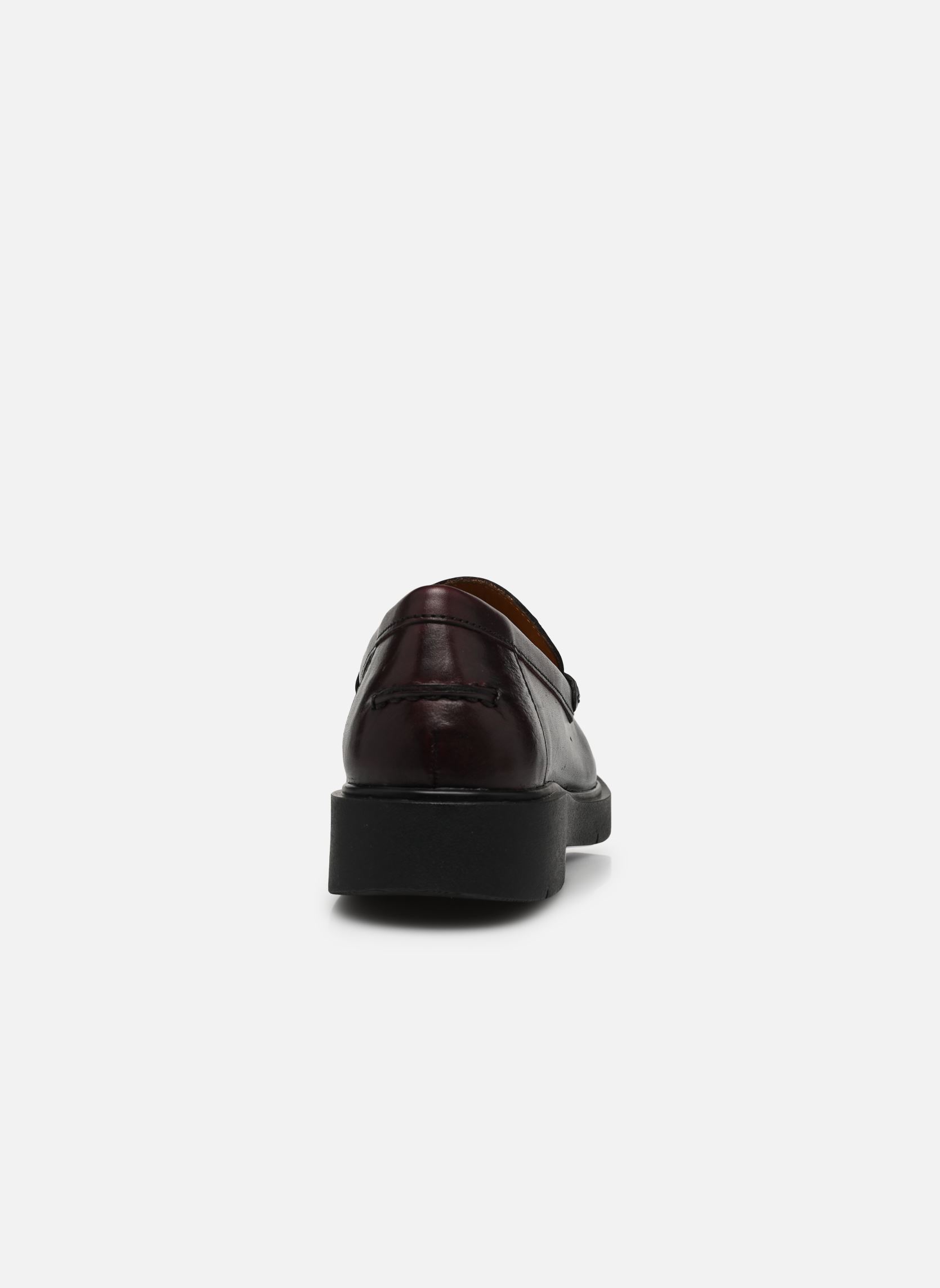 Mocassins Geox Vernis Bordeaux Taille 39.5 - Occasion - Semelle Compensée Respirante - Pour Femme