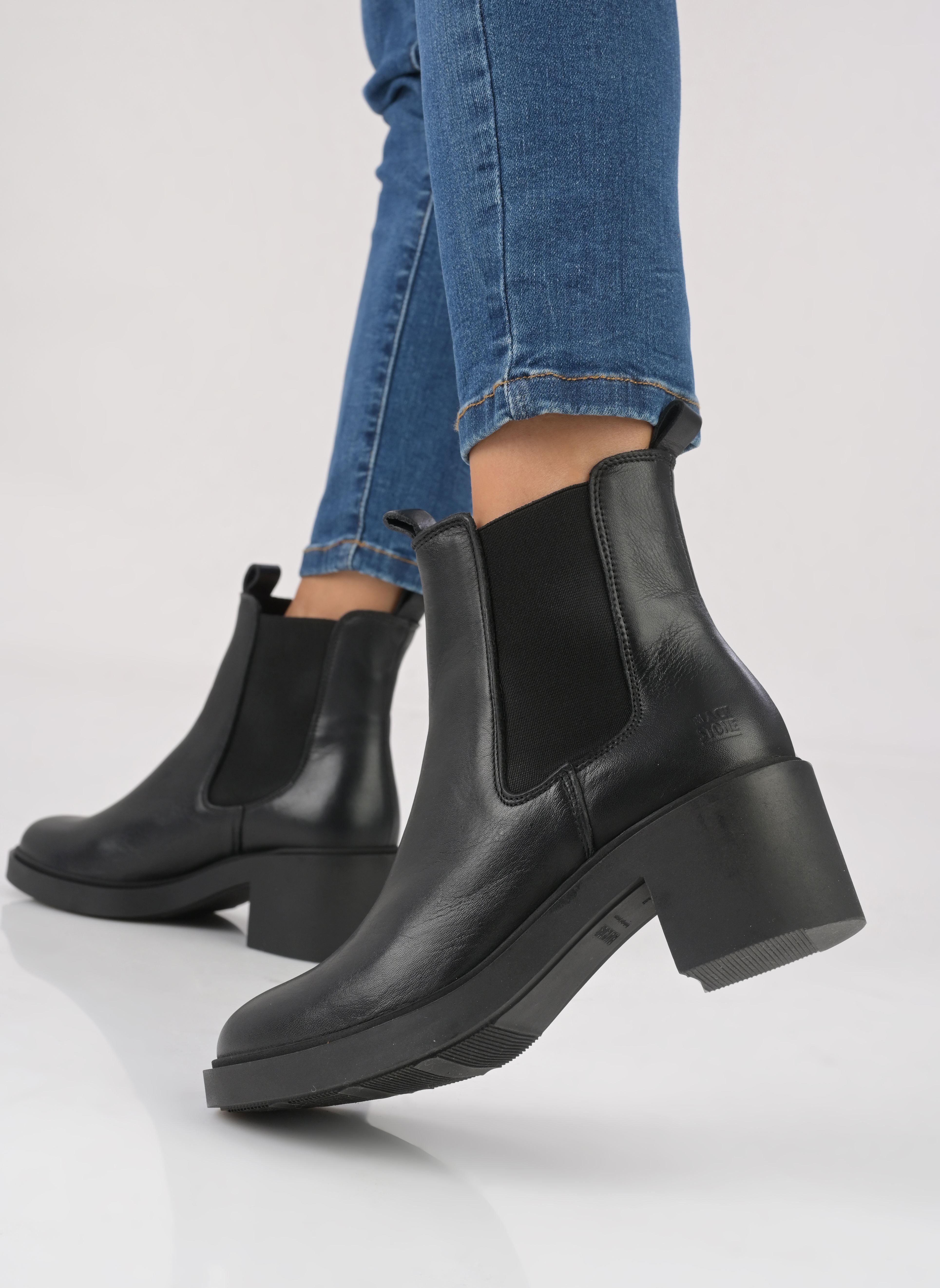 Niedrige Ankle Boots YL74 damen schwarz Blackstone Niedrige Ankle Boots YL74 damen schwarz Black