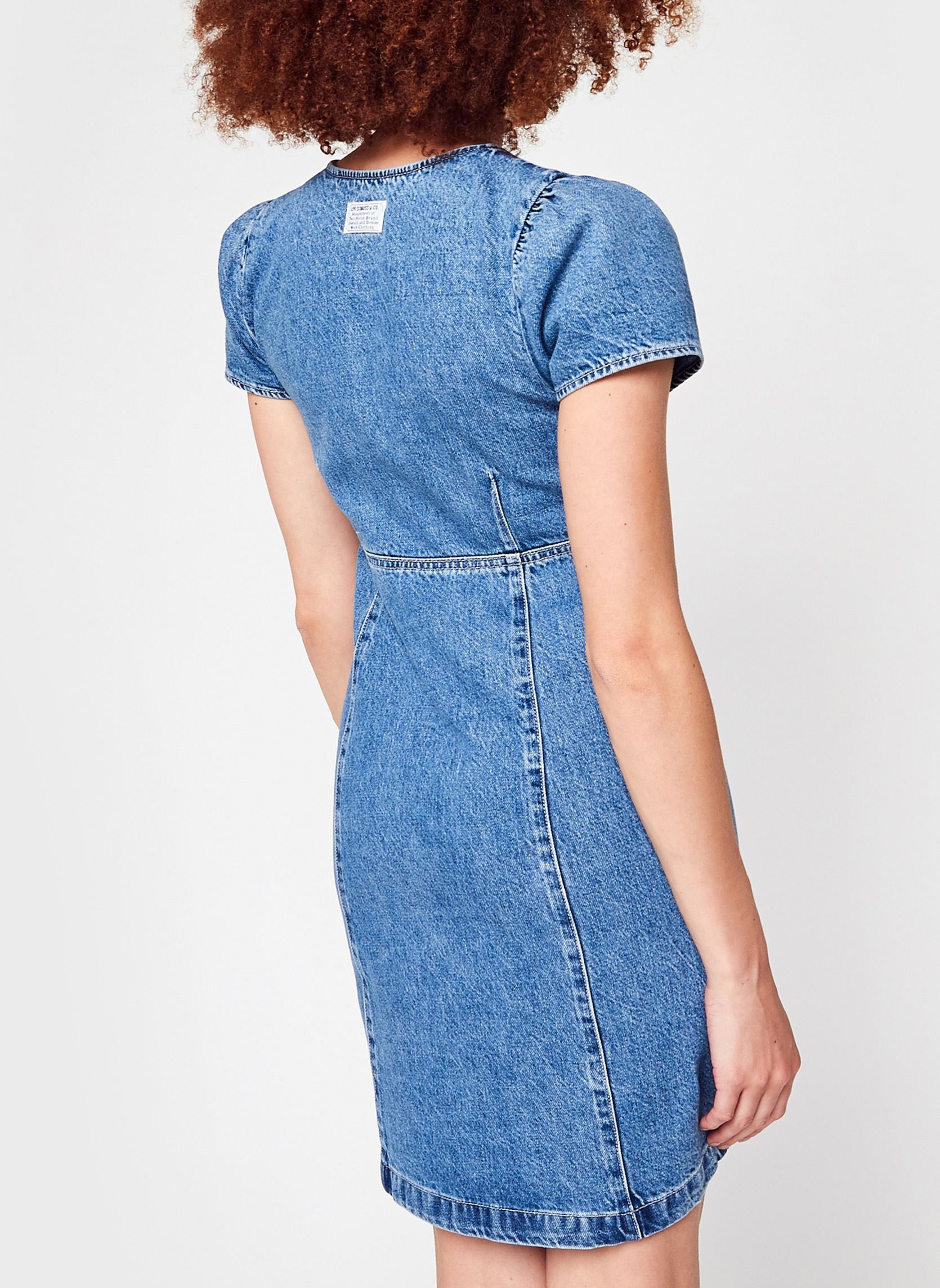 erin mini denim dress The denim dress no one can stop talking about The Dallas Denim Mini Dress #erinroseboutique