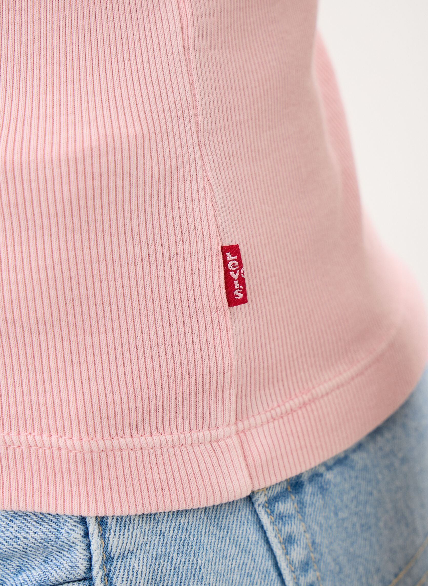 Débardeurs RACER TANK femme rose Levi's Débardeurs RACER TANK femme rose GARMENT DYE FA191913 CORAL BLU