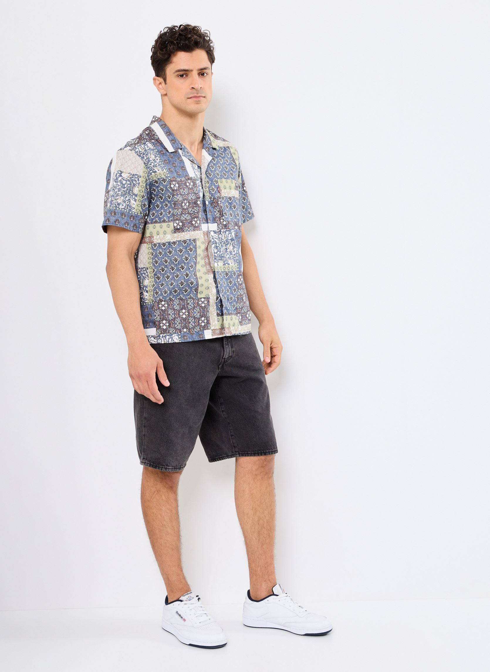 Chemises THE SUNSET CAMP SHIRT homme multicolore Levi's Chemises THE SUNSET CAMP SHIRT homme multicolore Tamrin Patchwork_V3 DRESS BLUE