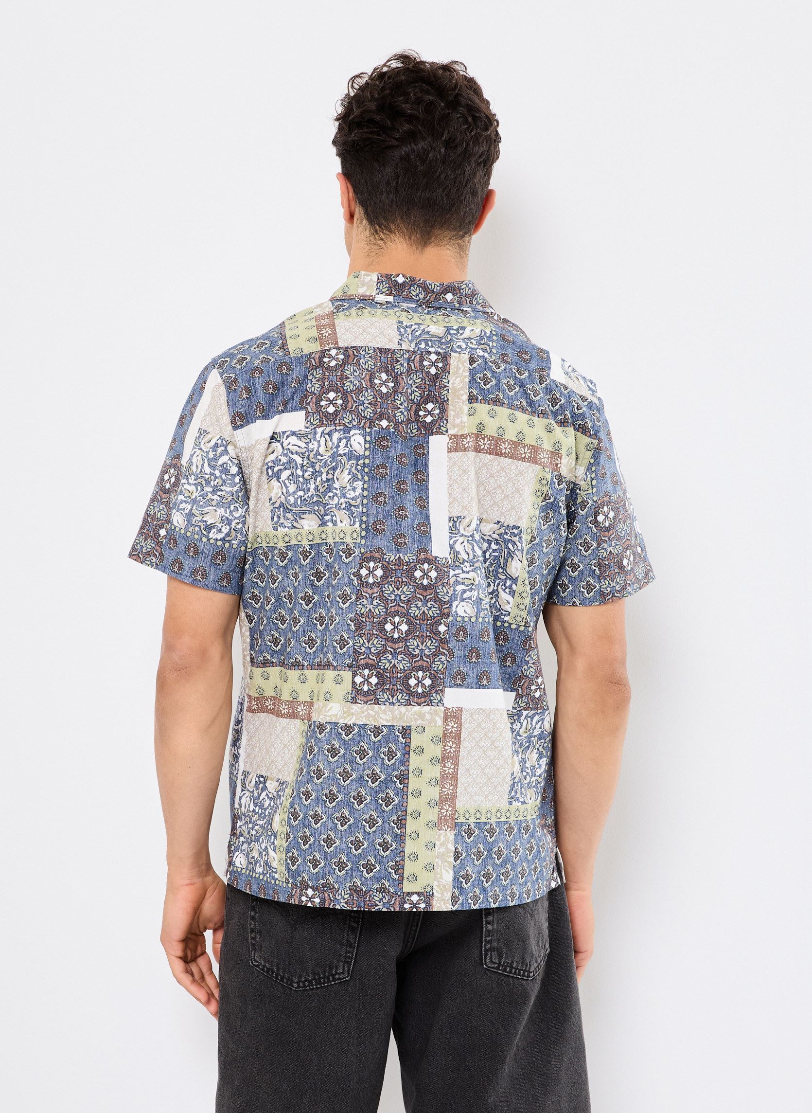Chemises THE SUNSET CAMP SHIRT homme multicolore Levi's Chemises THE SUNSET CAMP SHIRT homme multicolore Tamrin Patchwork_V3 DRESS BLUE