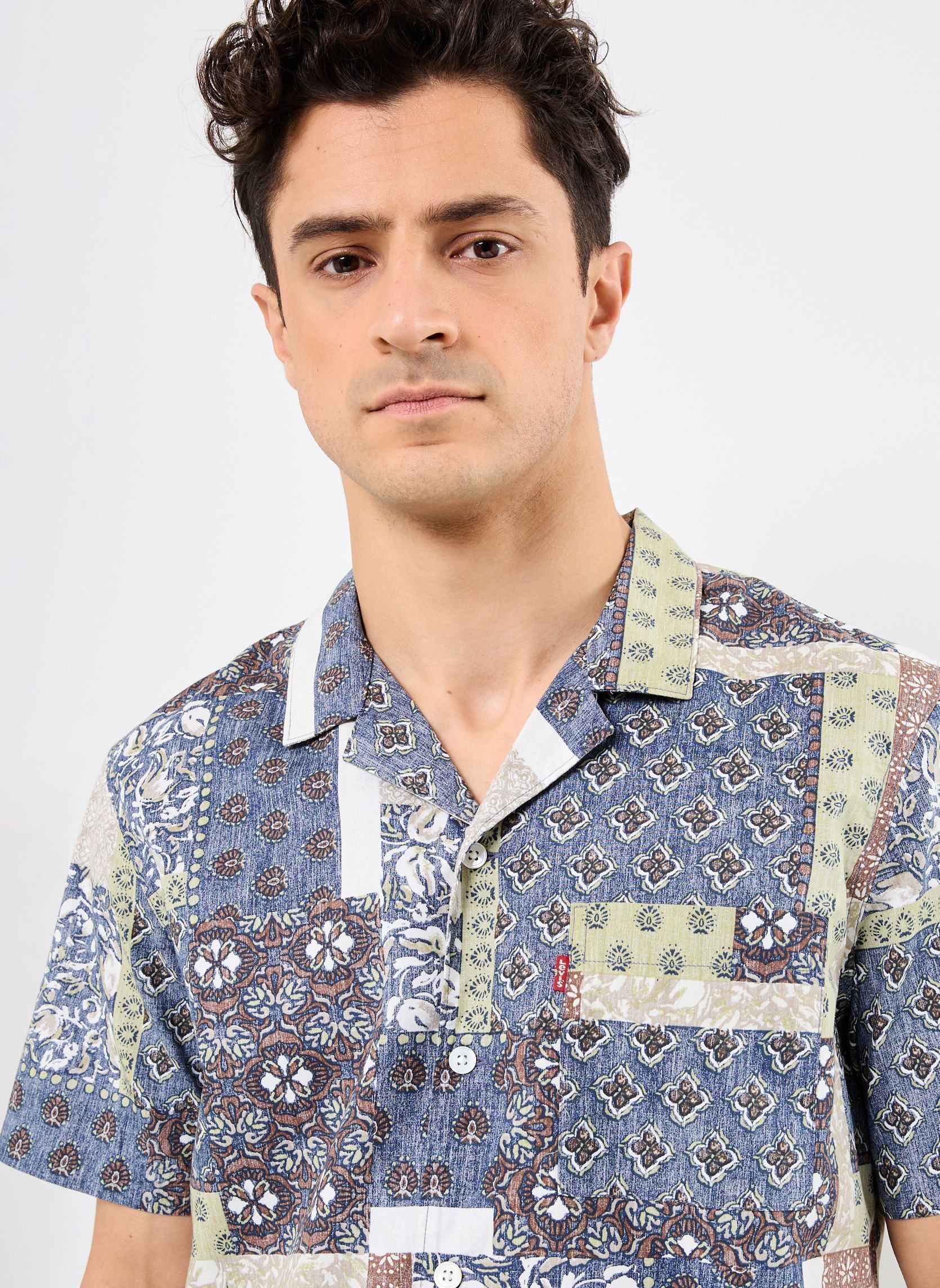 Chemises THE SUNSET CAMP SHIRT homme multicolore Levi's Chemises THE SUNSET CAMP SHIRT homme multicolore Tamrin Patchwork_V3 DRESS BLUE