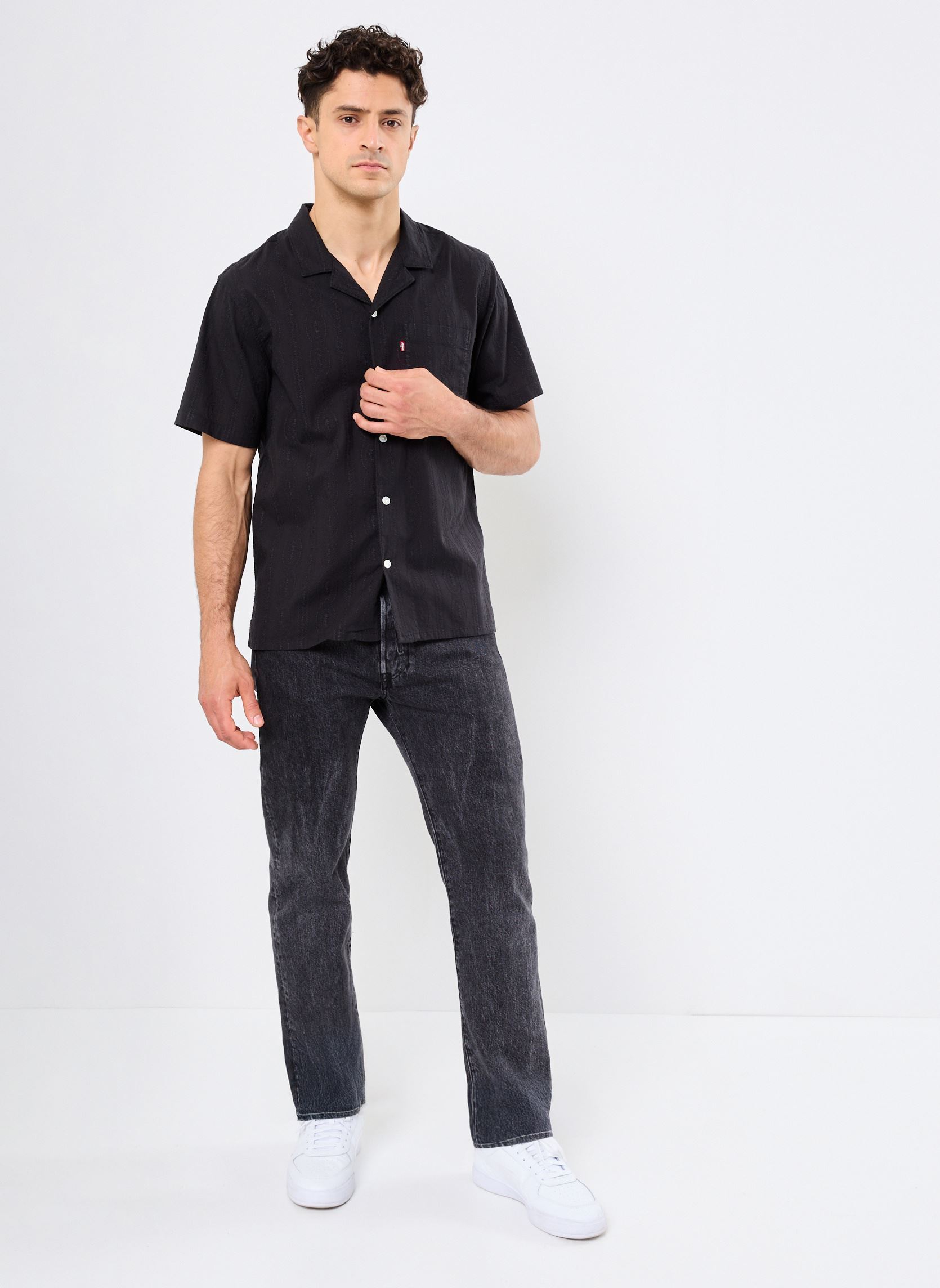 Camisas THE SUNSET CAMP SHIRT hombre negro Levi's Camisas THE SUNSET CAMP SHIRT hombre negro Ember Detail Stripe V3 JET BLA