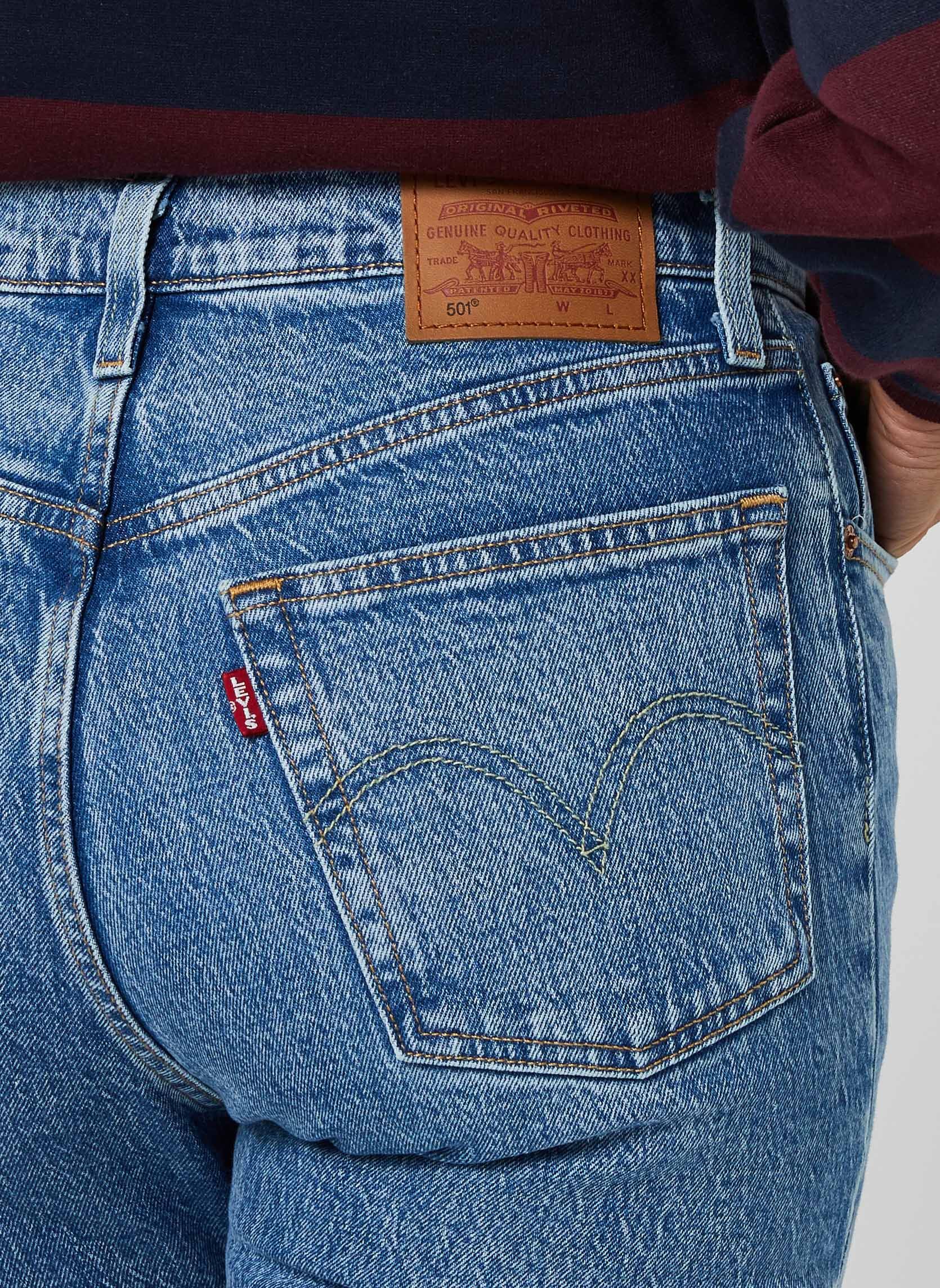 Straight Fit Jeans 501® JEANS FOR WOMEN damen blau Levi's Straight Fit Jeans 501® JEANS FOR WOMEN damen blau HOLLOW DAYS