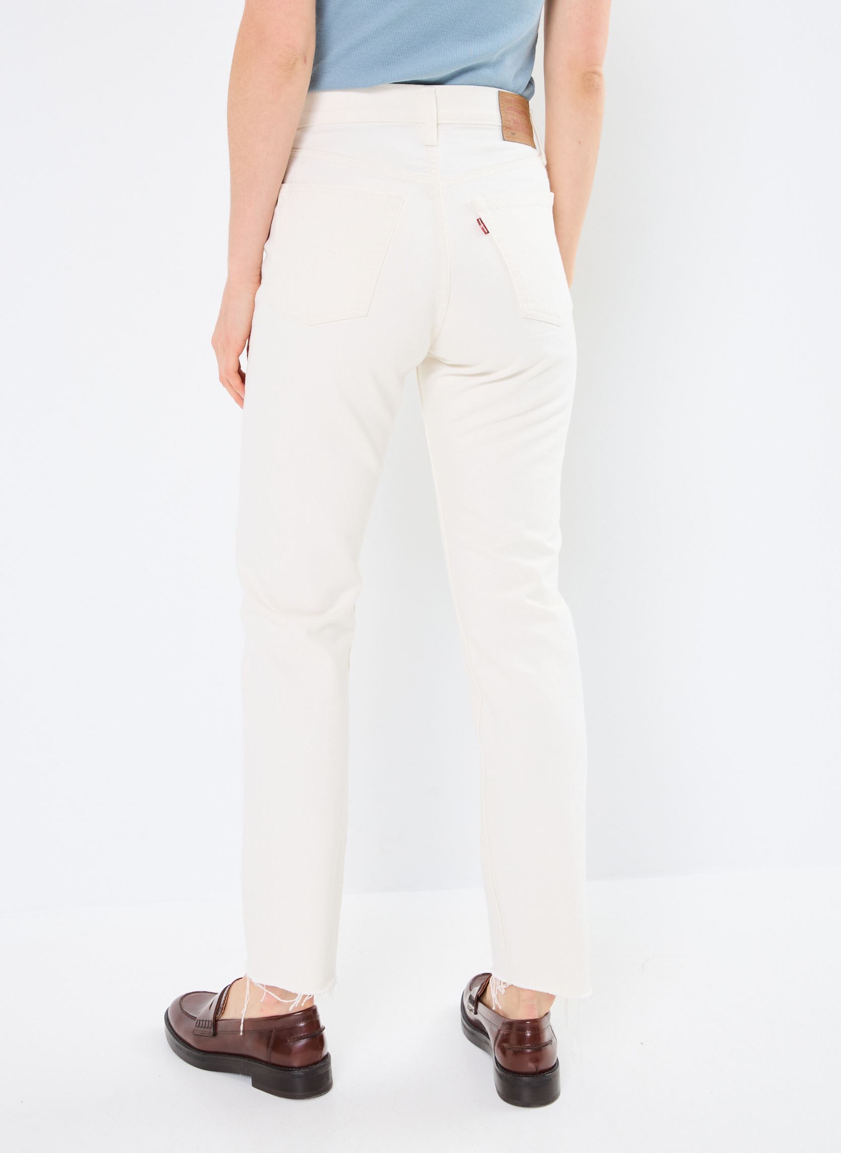 Rechte jeans / Straight Leg Jeans 501® JEANS FOR WOMEN dames wit Levi's Rechte jeans / Straight Leg Jeans 501® JEANS FOR WOMEN dames wit White Worn In