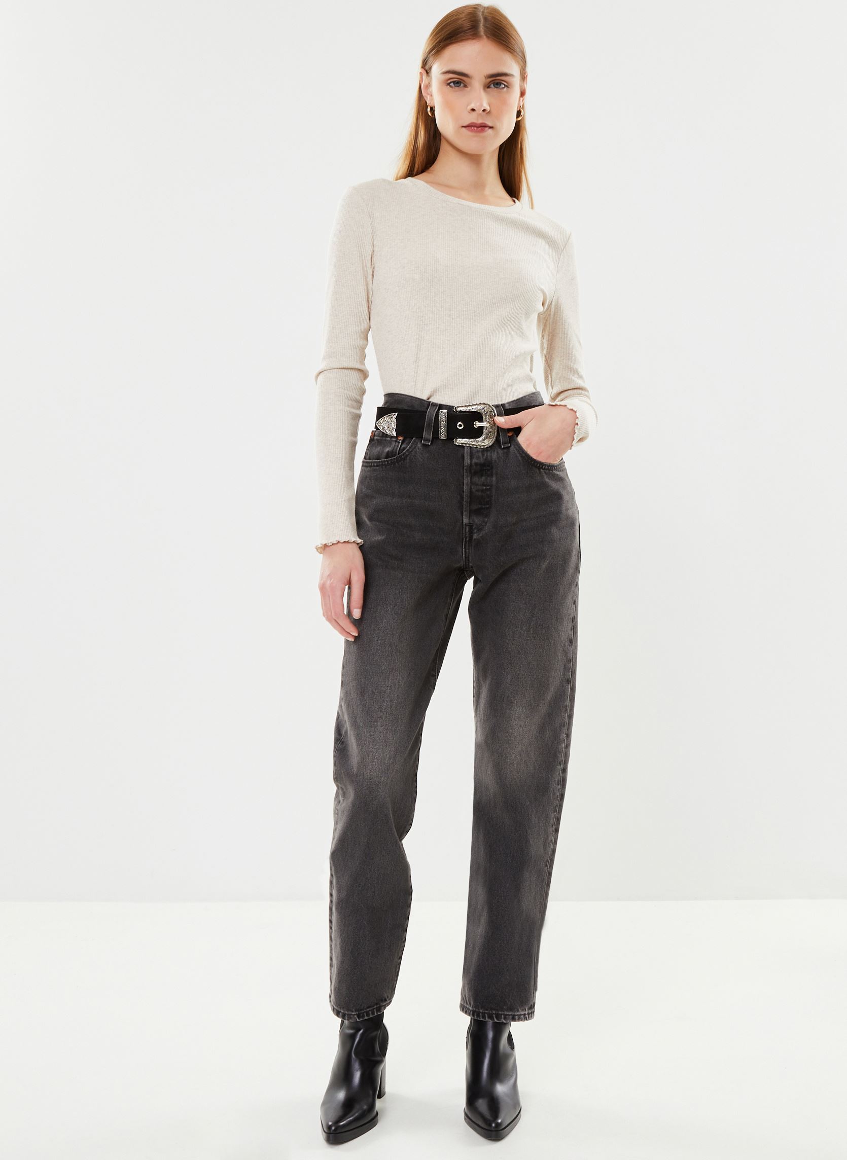 Levi's Dames 501 Jeans voor Vrouwen Jeans, First Wash, 31W / 32L