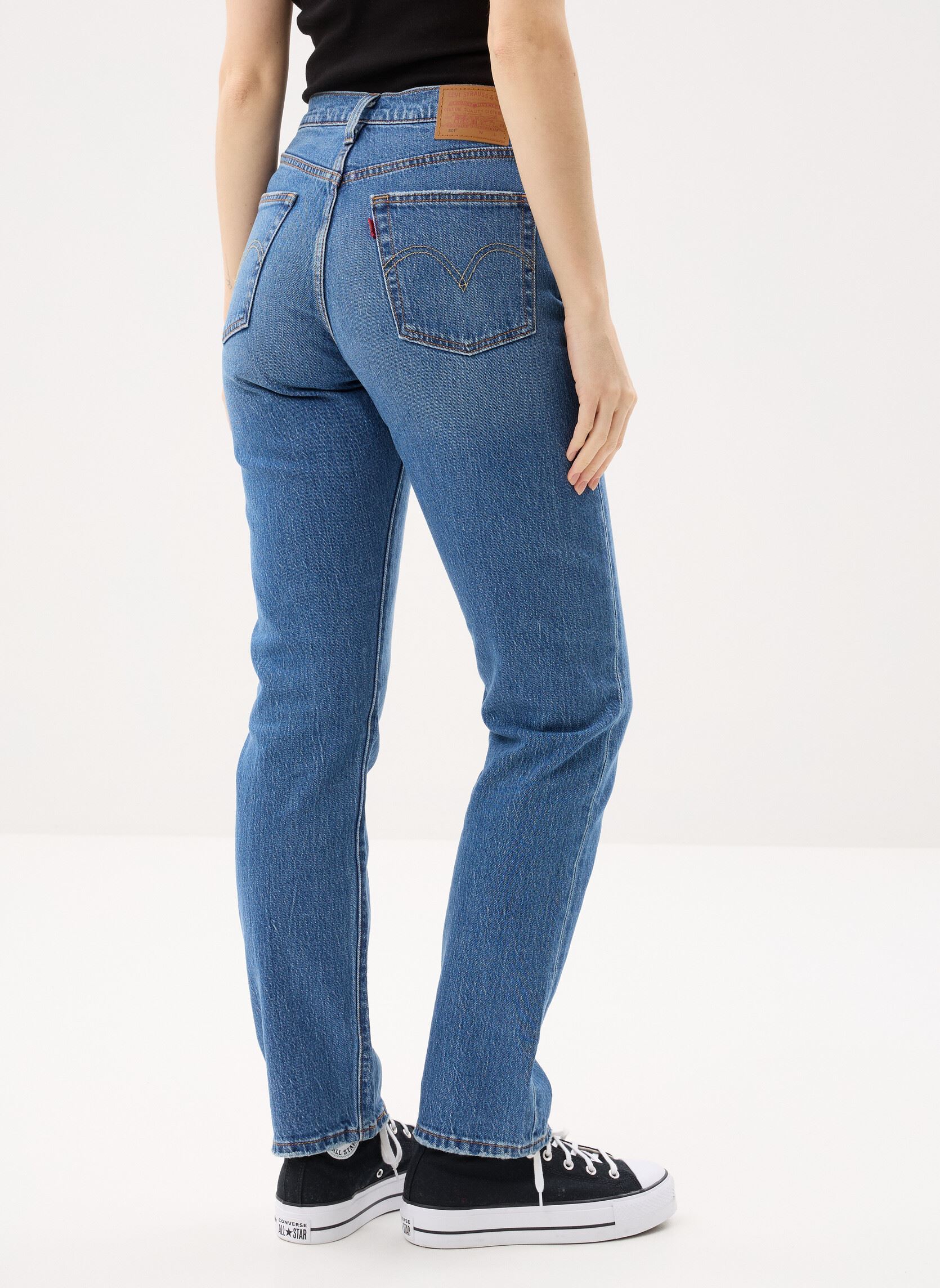 Jeans droit 501® JEANS FOR WOMEN femme bleu Levi's Jeans droit 501® JEANS FOR WOMEN femme bleu ERIN CAN'T WAIT STRE
