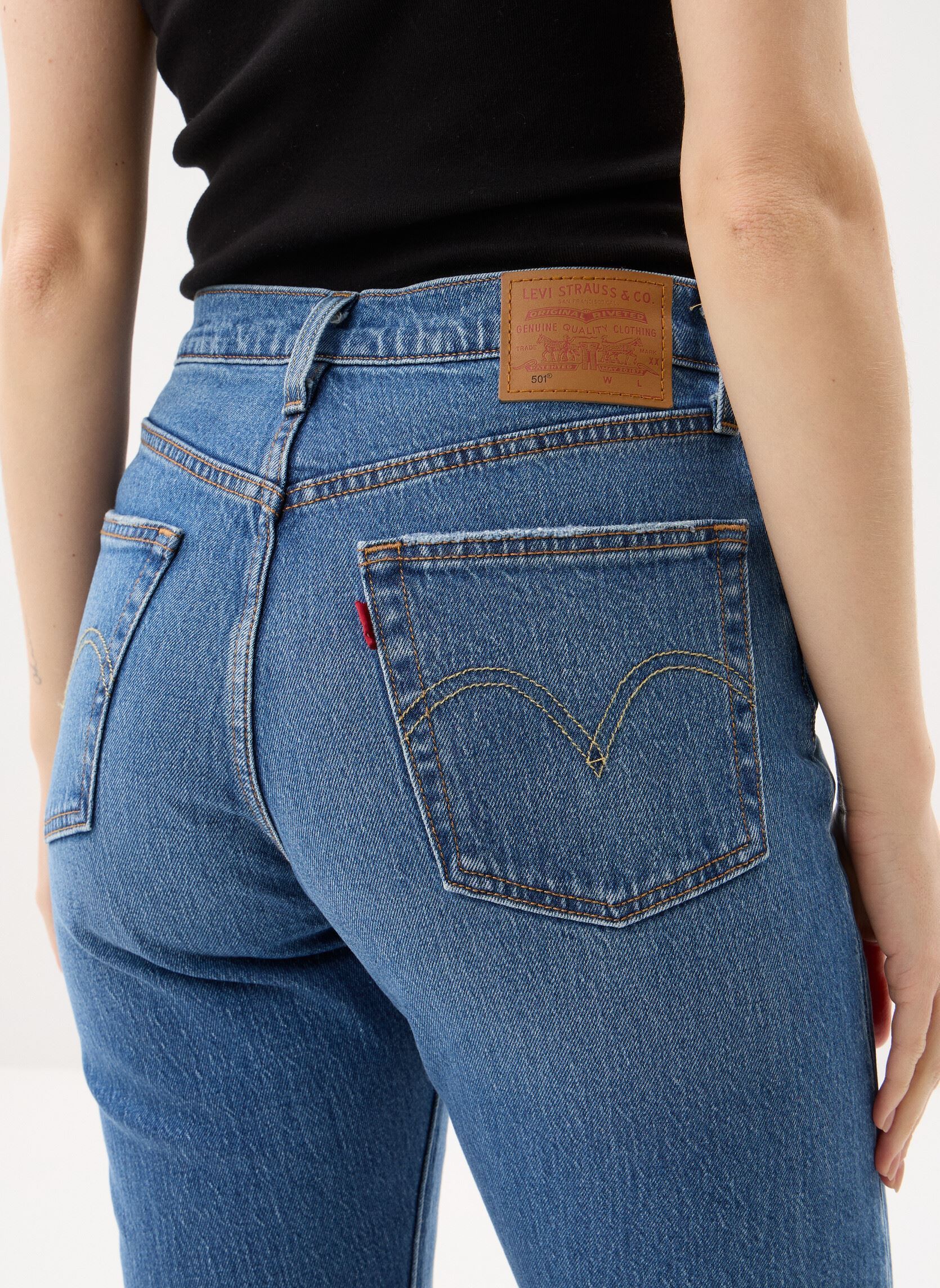 Jeans droit 501® JEANS FOR WOMEN femme bleu Levi's Jeans droit 501® JEANS FOR WOMEN femme bleu ERIN CAN'T WAIT STRE