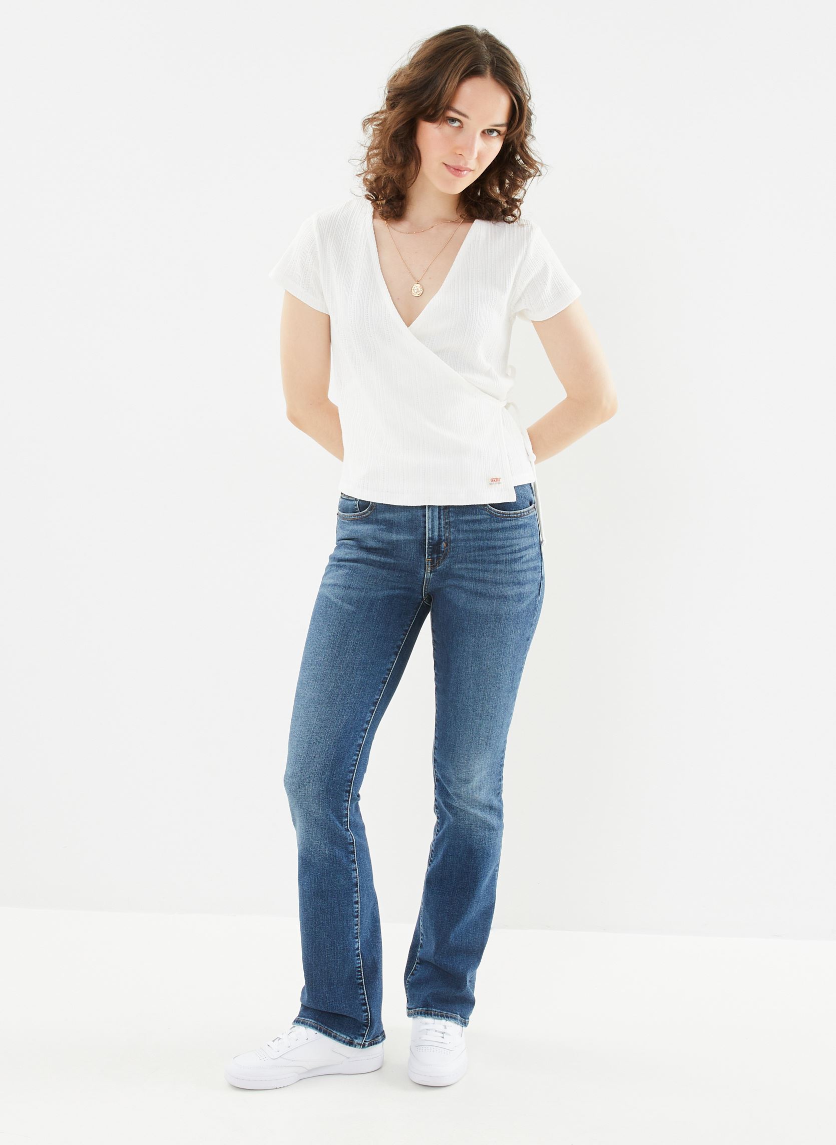 Flared jeans 725™ HIGH RISE BOOTCUT dames blauw Levi's Flared jeans 725™ HIGH RISE BOOTCUT dames blauw BLUE WAVE DARK