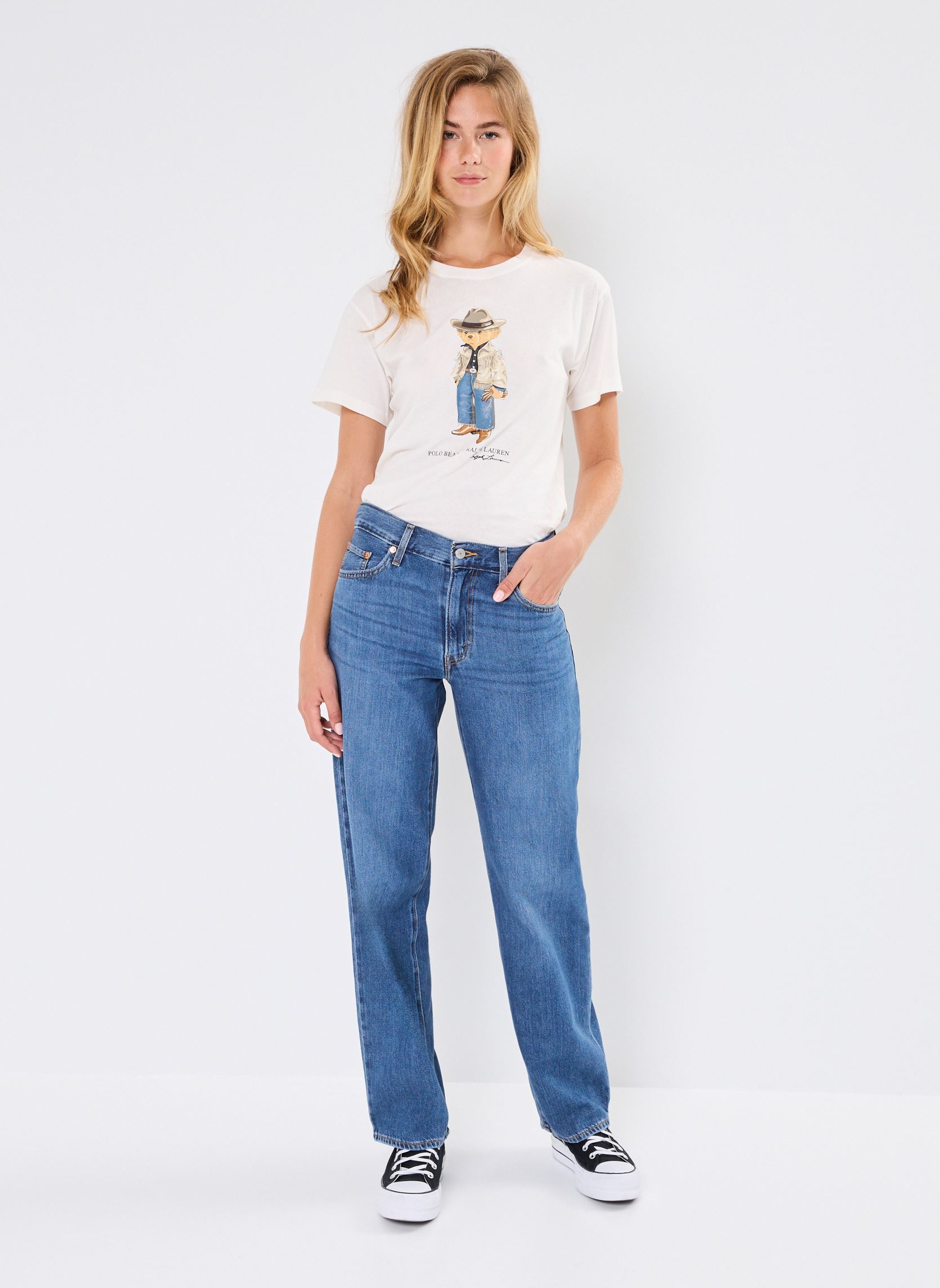 Jeans mom BAGGY DAD femme bleu Levi's Jeans mom BAGGY DAD femme bleu Blue Utopia