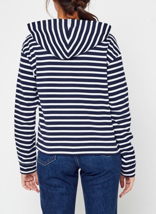Pull Petit Bateau Femme - Col V Boutonné, Maille Côte Anglaise, Pur Coton, Coupe Ajustée - 5