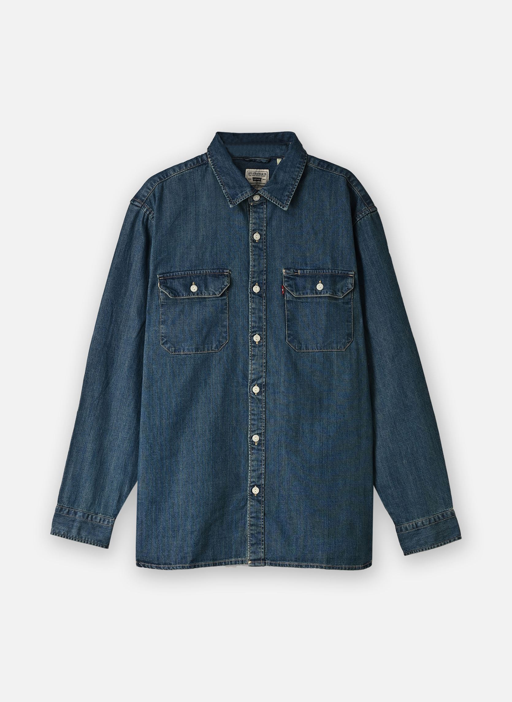 Chemises JACKSON WORKER homme bleu Levi's Chemises JACKSON WORKER homme bleu CHOPPER DARK WASH