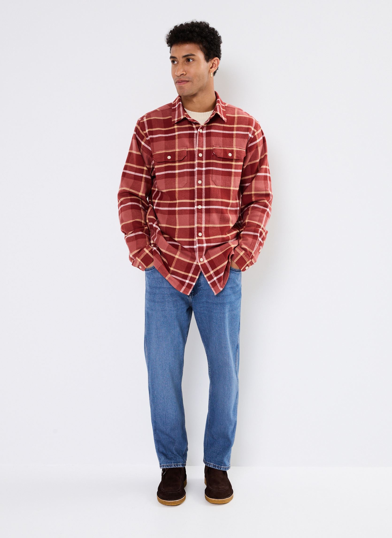 Hemden JACKSON WORKER herren rot Levi's Hemden JACKSON WORKER herren rot SARINA PLAID FIRED B