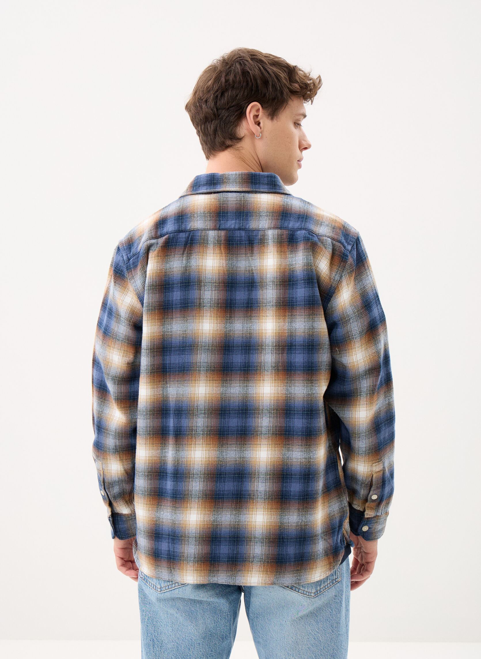 Hemden JACKSON WORKER heren meerkleurig Levi's Hemden JACKSON WORKER heren meerkleurig WARWICK PLAID VINTAGE INDIGO