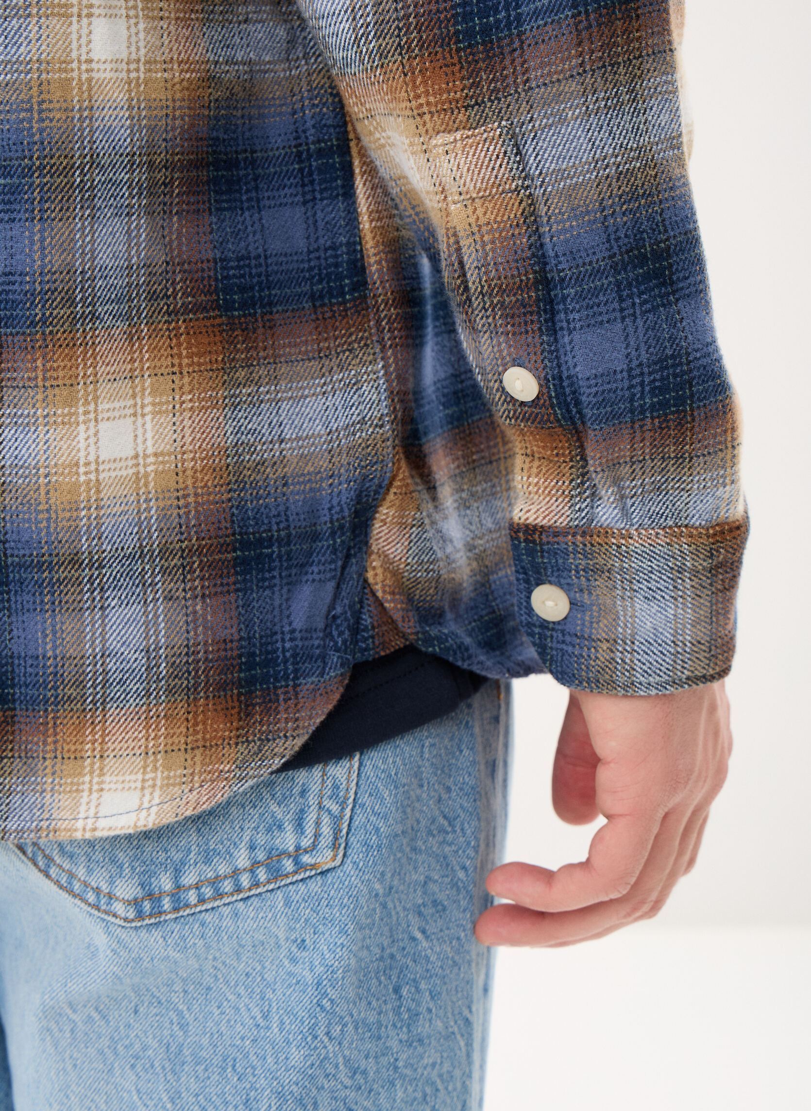 Hemden JACKSON WORKER heren meerkleurig Levi's Hemden JACKSON WORKER heren meerkleurig WARWICK PLAID VINTAGE INDIGO
