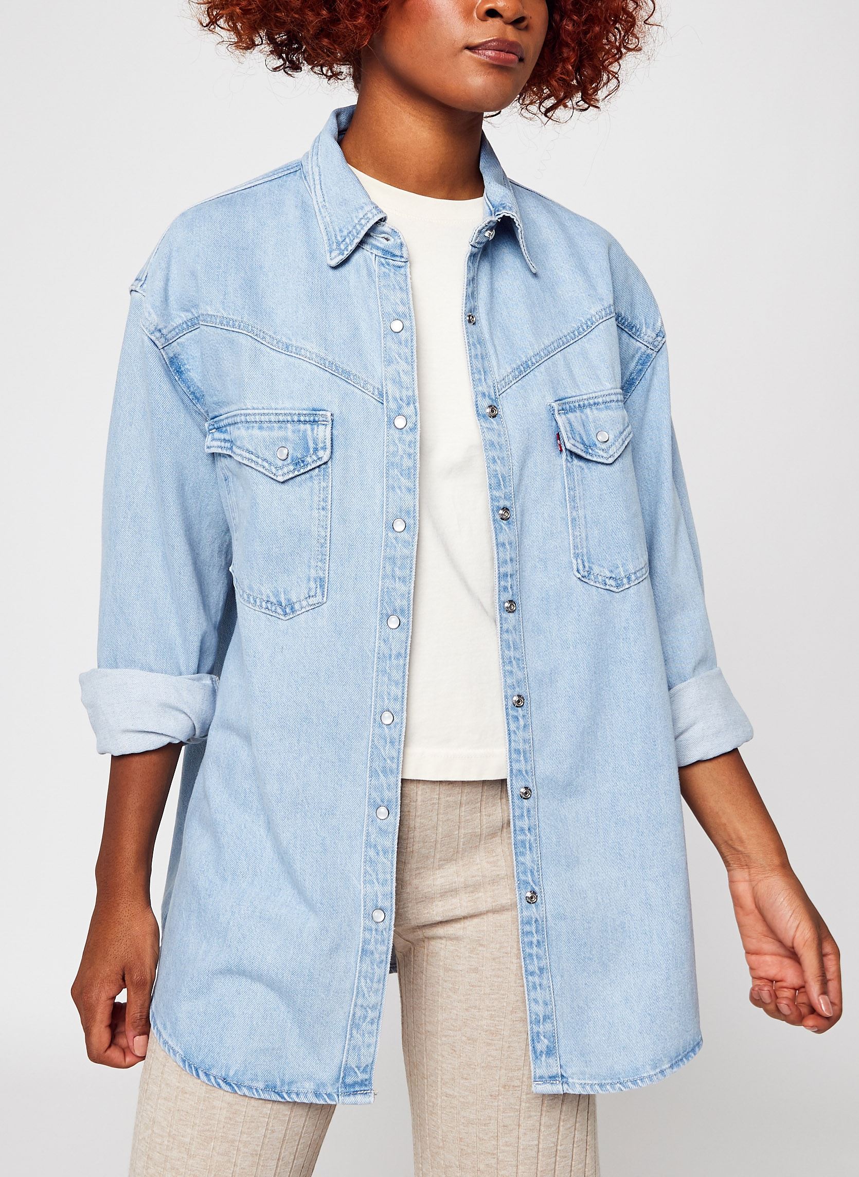 Plains Western Wear Chemise western boutonnée à manches longues