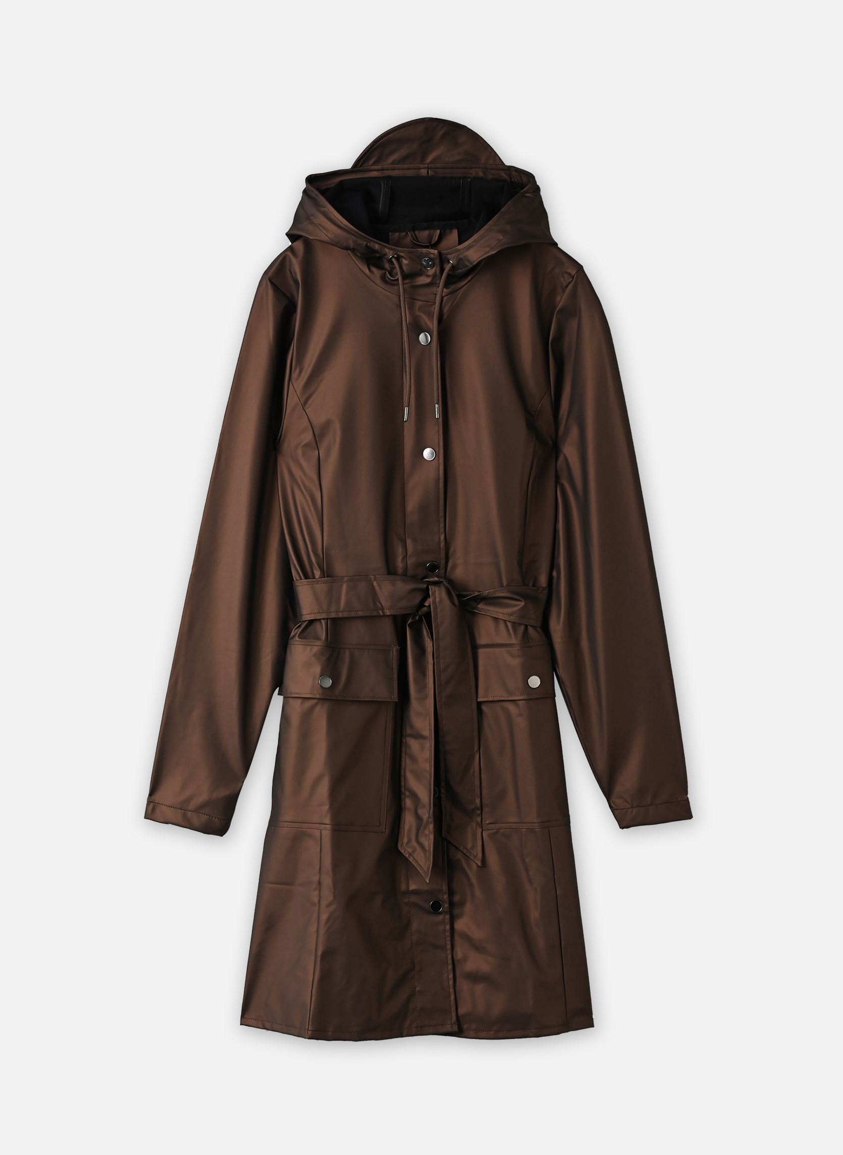 Vestes imperméable CURVE LONG JACKET W3 marron Rains Vestes imperméable CURVE LONG JACKET W3 marron COMET