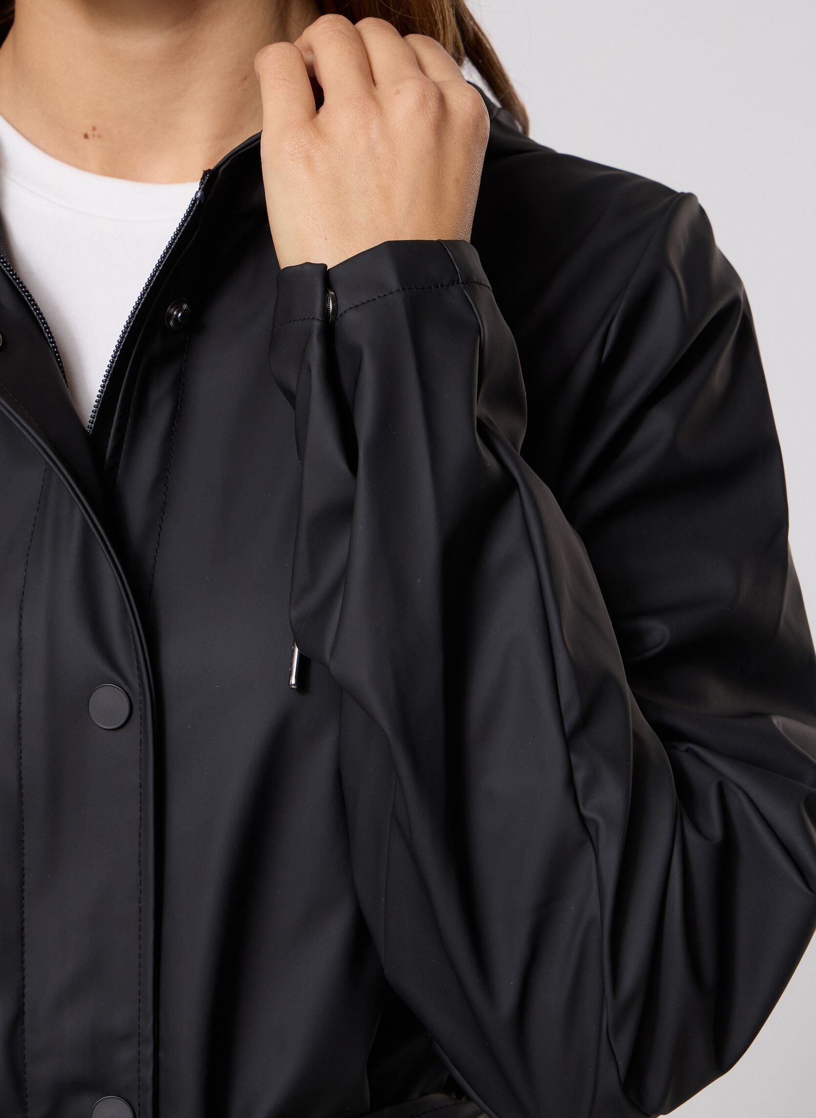 Vestes imperméable Curve Long Jacket W3 femme noir Rains Vestes imperméable Curve Long Jacket W3 femme noir BLACK