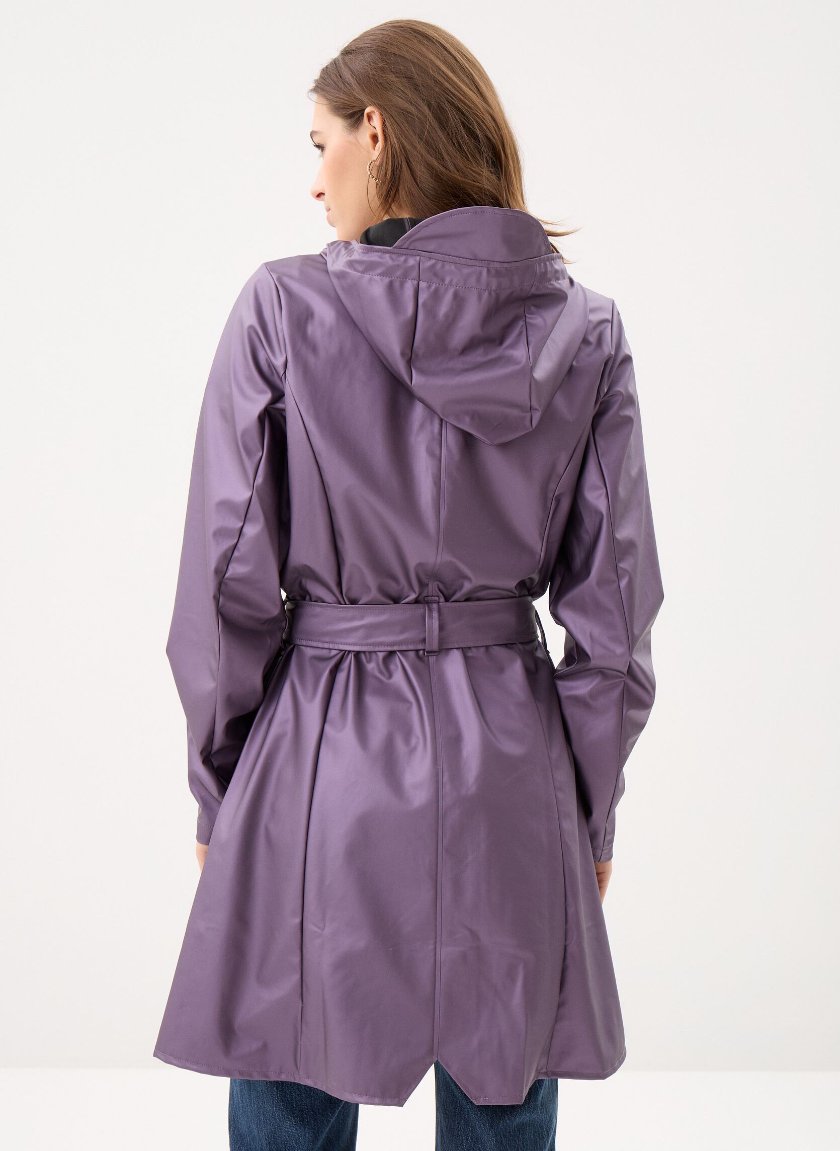 Vestes imperméable Curve Long Jacket W3 femme violet Rains Vestes imperméable Curve Long Jacket W3 femme violet BODY