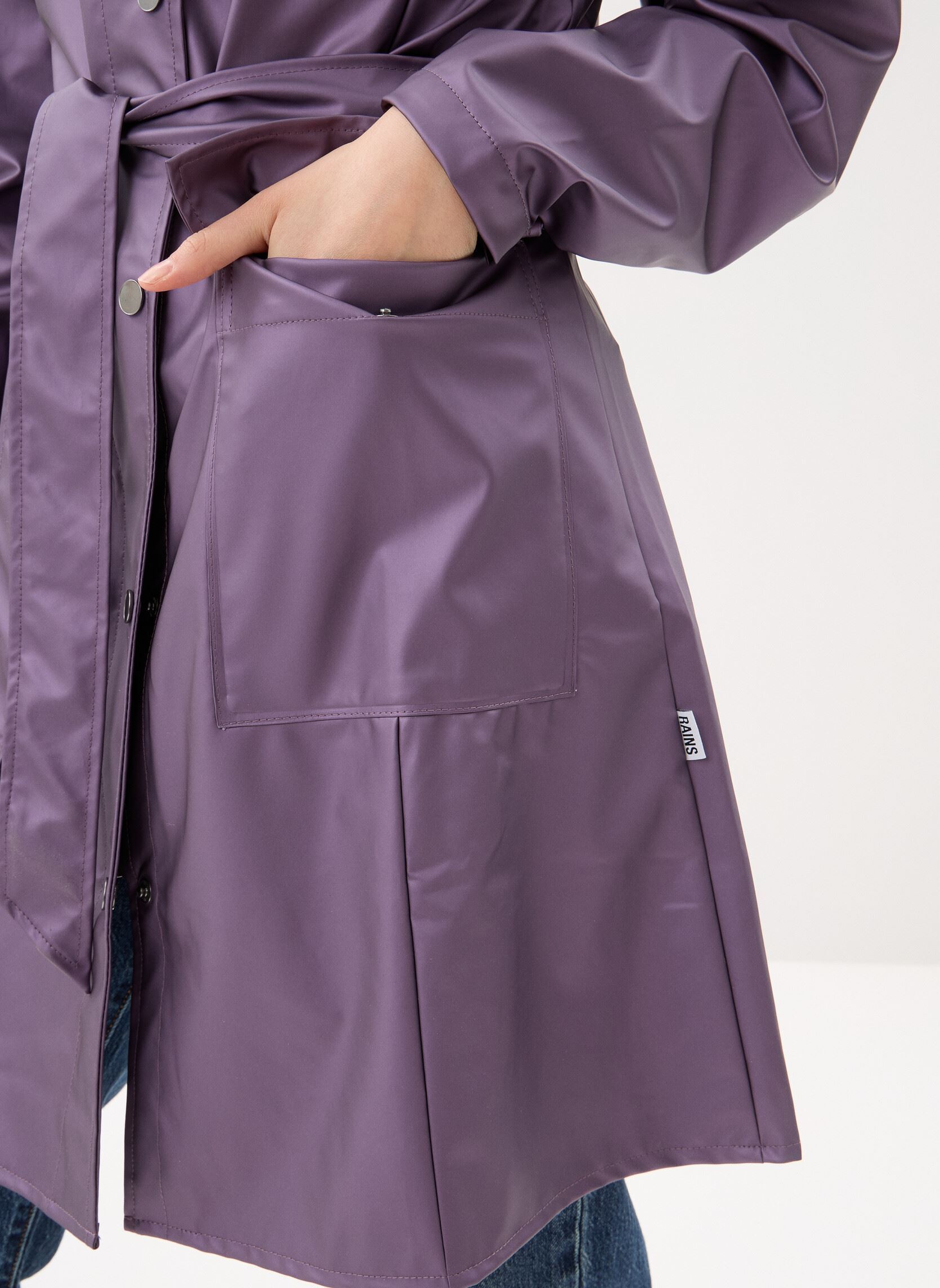 Vestes imperméable Curve Long Jacket W3 femme violet Rains Vestes imperméable Curve Long Jacket W3 femme violet BODY