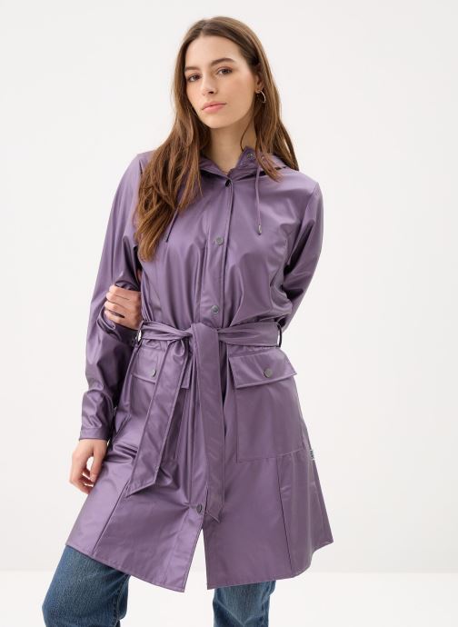 Rains Vestes imperméable Curve Long Jacket W3 femme violet