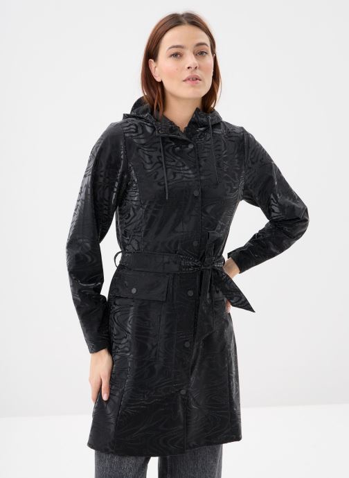 Rains Vestes imperméable Curve Long Jacket W3 femme noir