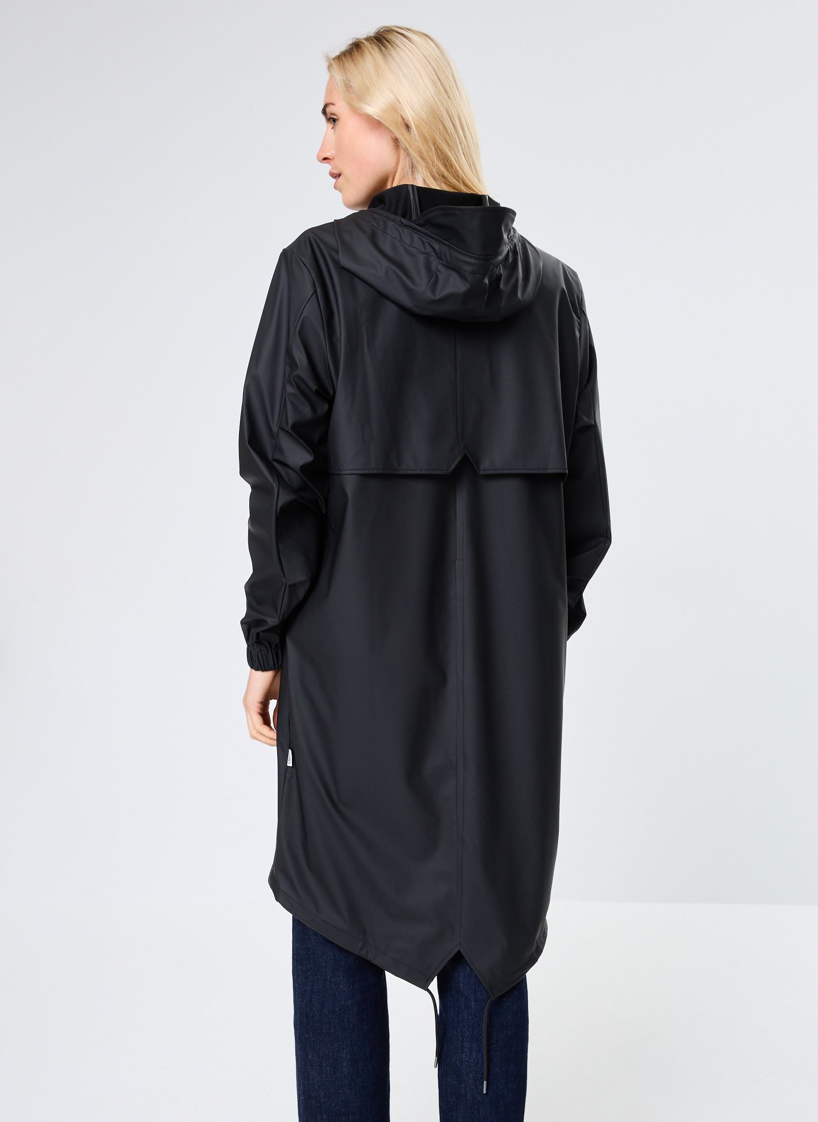 Regenjacken Fishtail Parka W3 - Unisexe schwarz Rains Regenjacken Fishtail Parka W3 - Unisexe schwarz Black