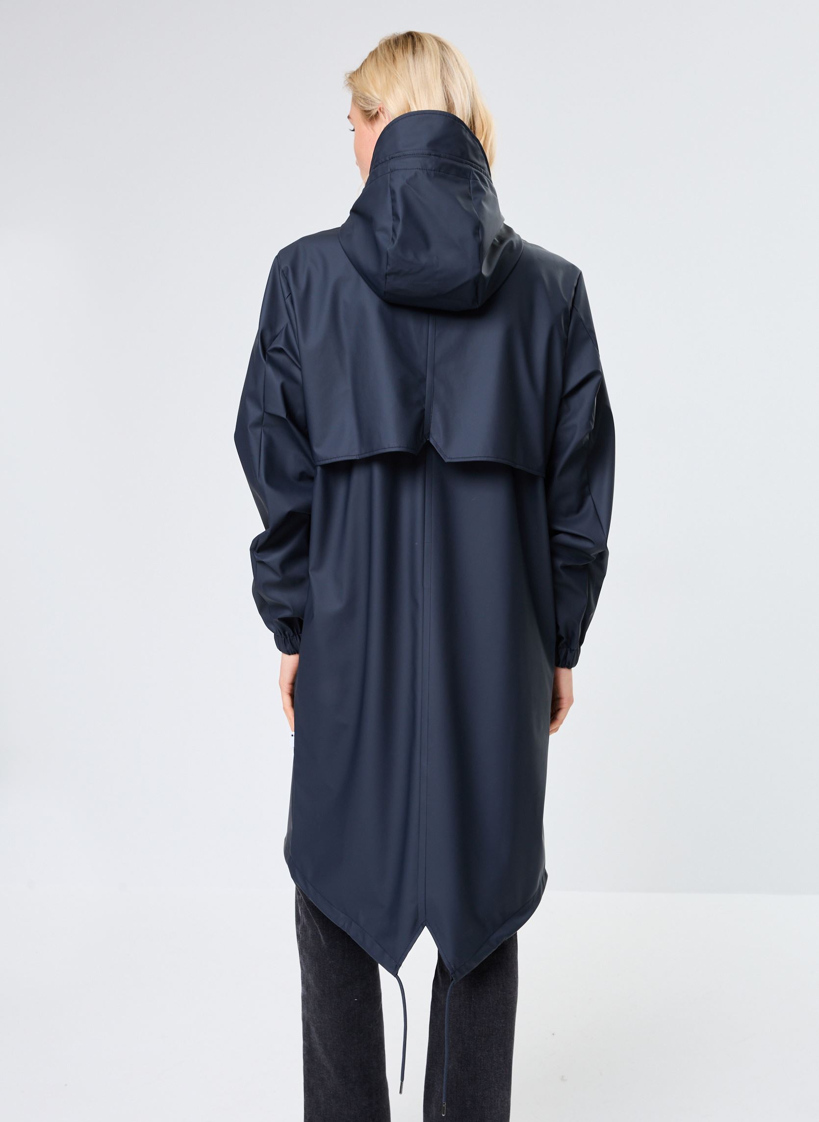 Regenjacken Fishtail Parka W3 - Unisexe blau Rains Regenjacken Fishtail Parka W3 - Unisexe blau Navy