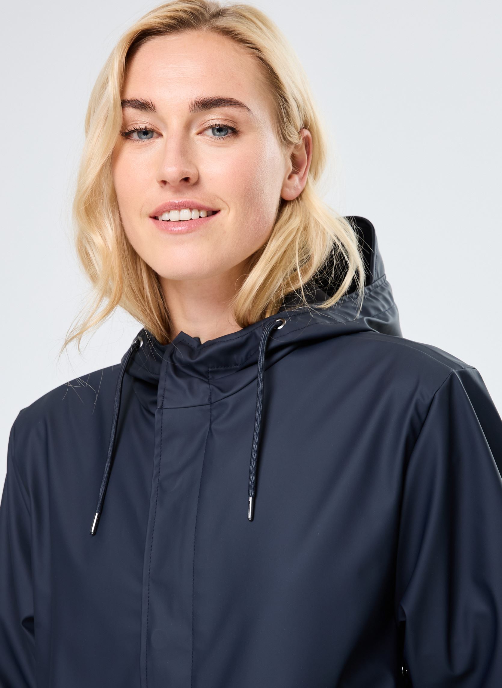 Regenjacken Fishtail Parka W3 - Unisexe blau Rains Regenjacken Fishtail Parka W3 - Unisexe blau Navy