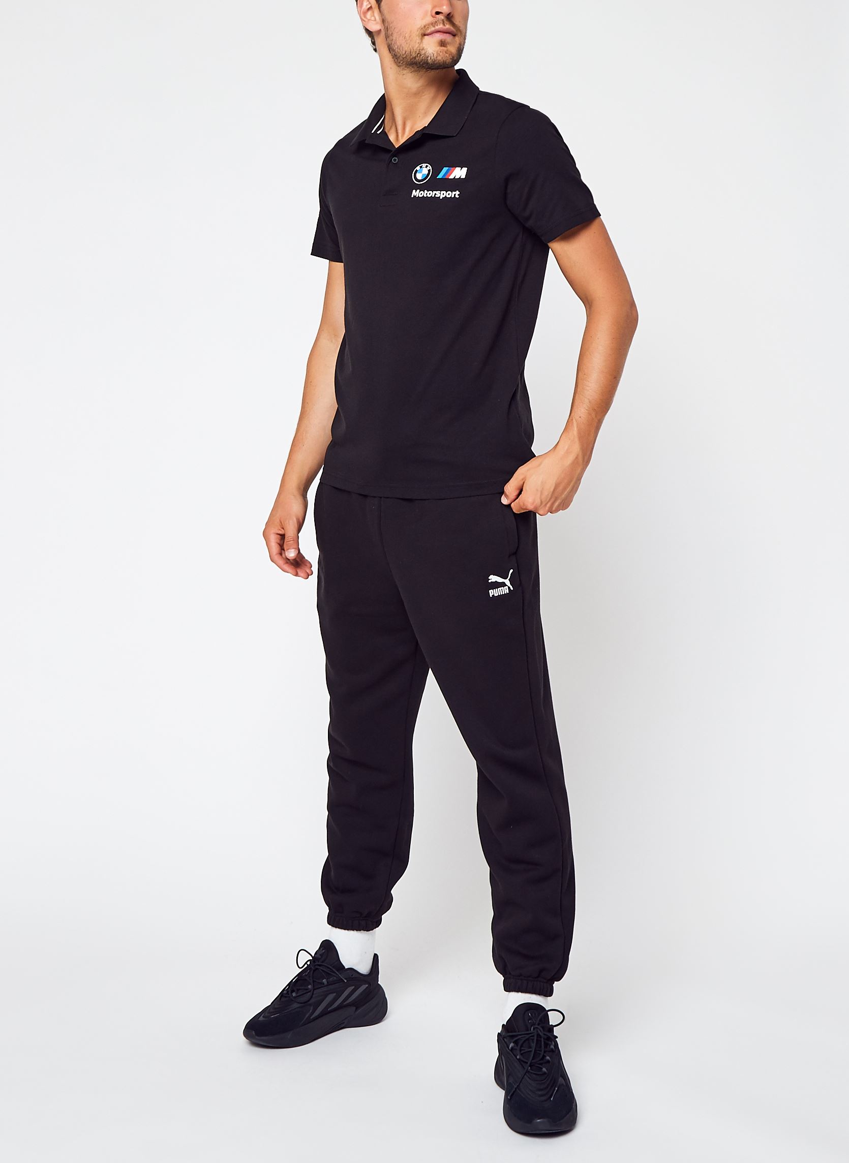 Joggings Classics Small Logo Sweatpants Fl homme noir Puma Joggings Classics Small Logo Sweatpants Fl homme noir Puma Black