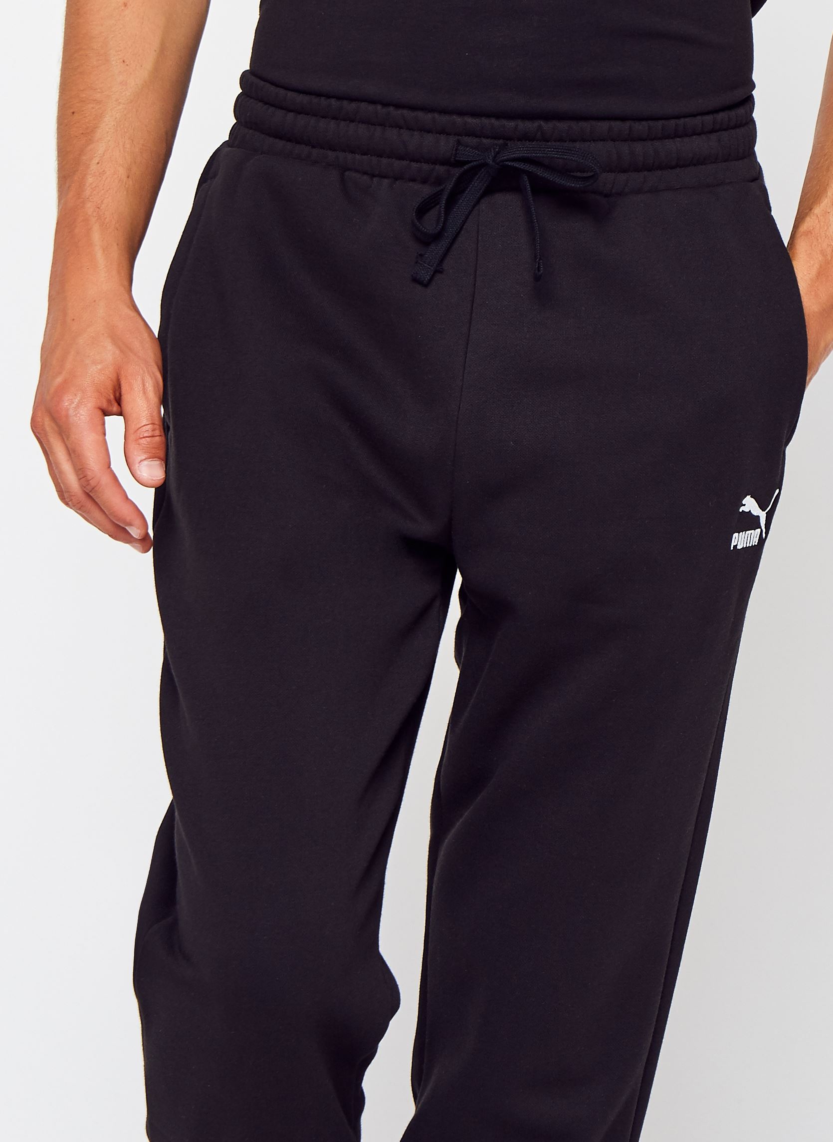 Joggings Classics Small Logo Sweatpants Fl homme noir Puma Joggings Classics Small Logo Sweatpants Fl homme noir Puma Black