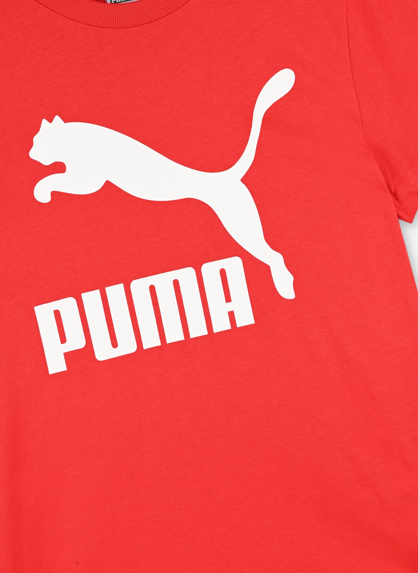 Tee-shirts Jr Clsc Tee B.Hrir garçon blanc Puma Tee-shirts Jr Clsc Tee B.Hrir garçon blanc HIGH RISK RED