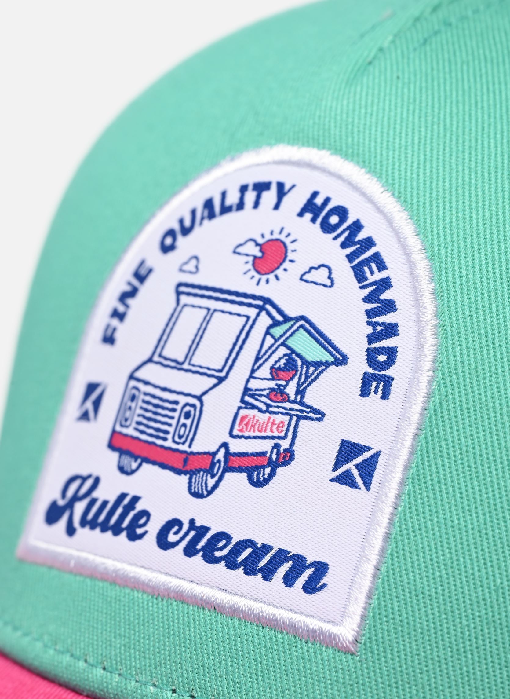 Petten Cap Motif blauw Kulte Petten Cap Motif blauw ICE CREAM