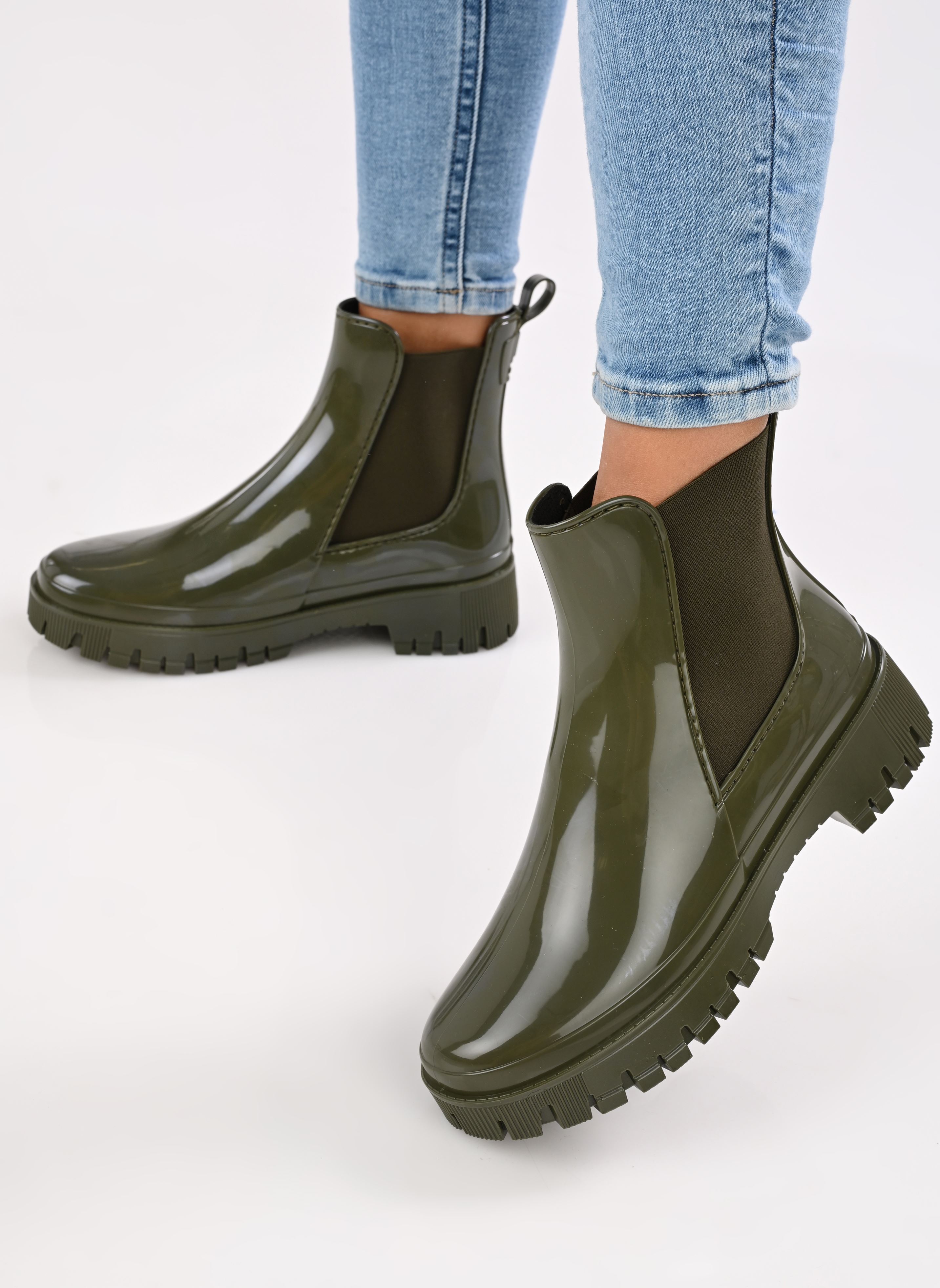 Regenlaarzen Peachy dames groen Lemon Jelly Regenlaarzen Peachy dames groen MILITARY GREEN