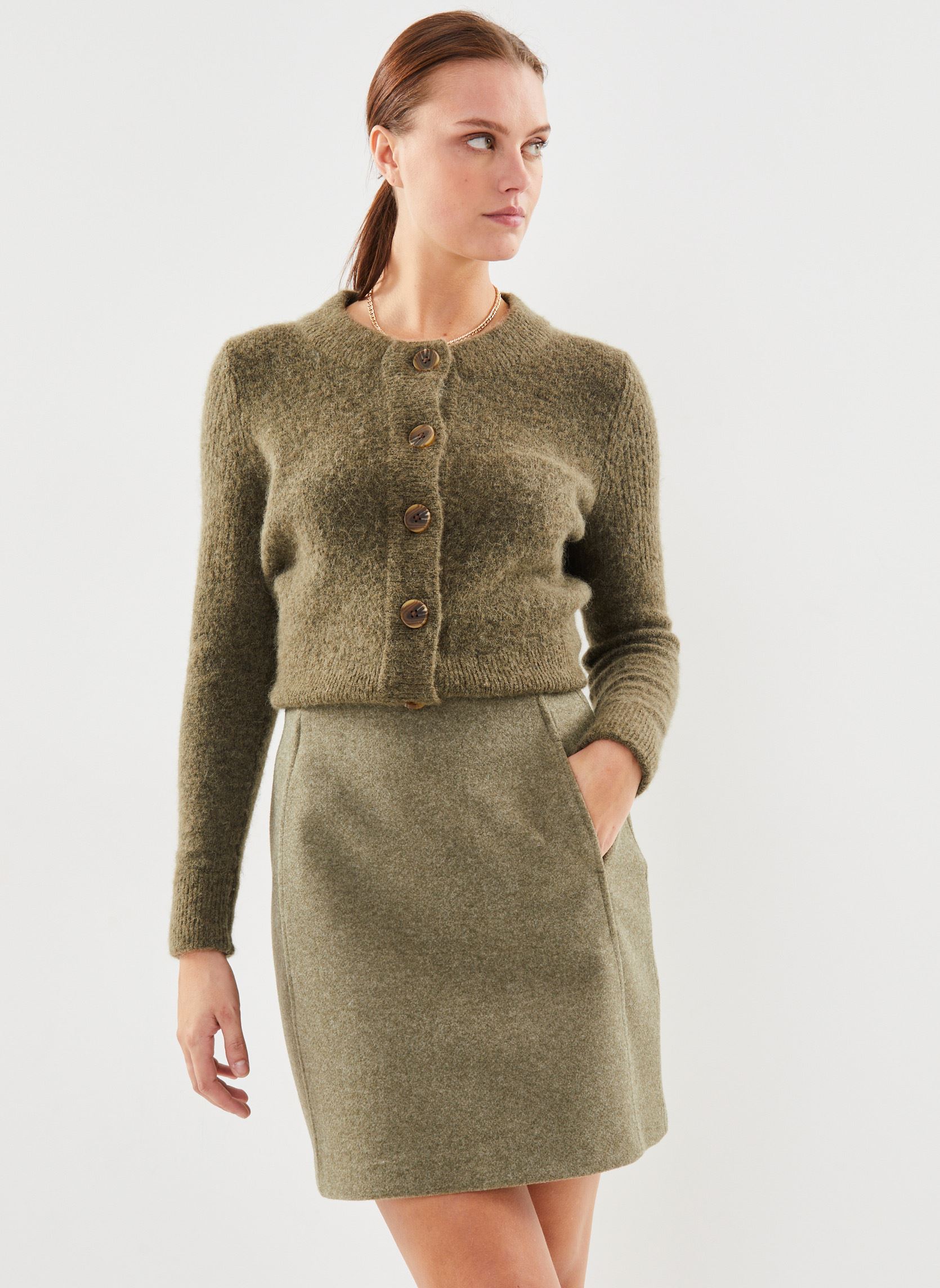 Vêtements Vero Moda Vmfortuneallison Hw Short Skirt Ga pour Accessoires