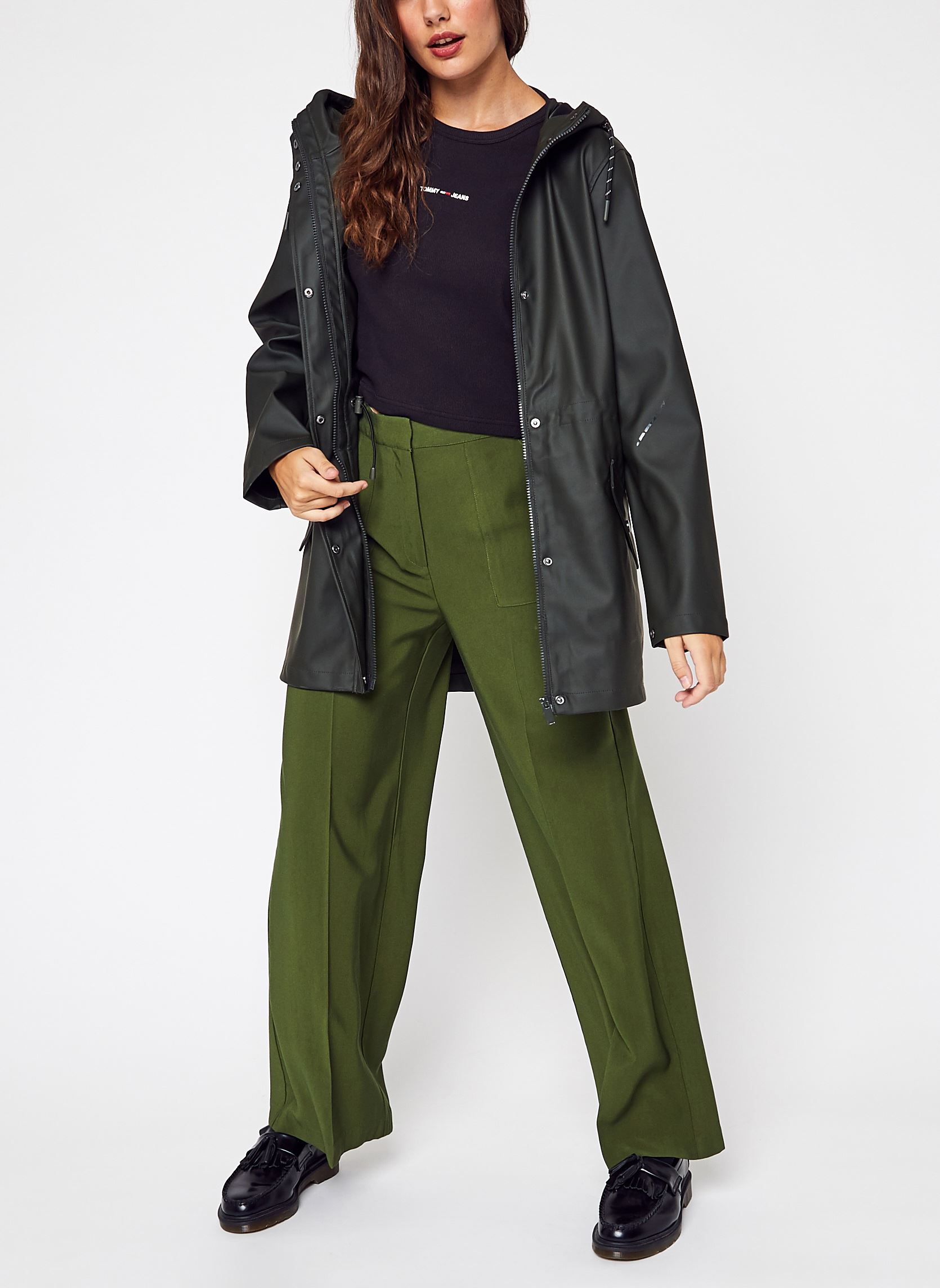 Vestes imperméable Vmmalou Coated Jacket Noos femme vert Vero Moda Vestes imperméable Vmmalou Coated Jacket Noos femme vert Peat